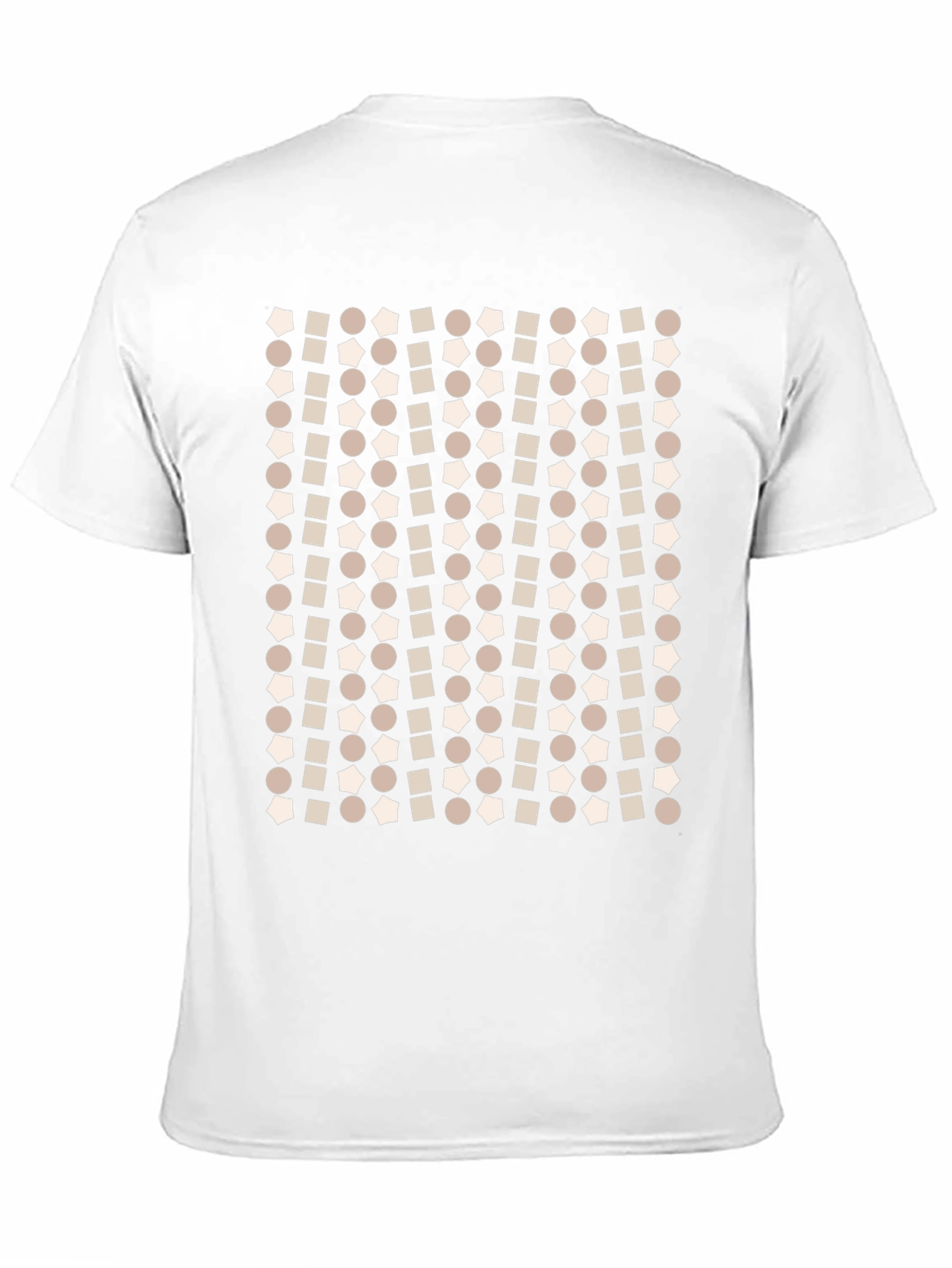 Geometric Pattern T-Shirt - Modern Print Tee