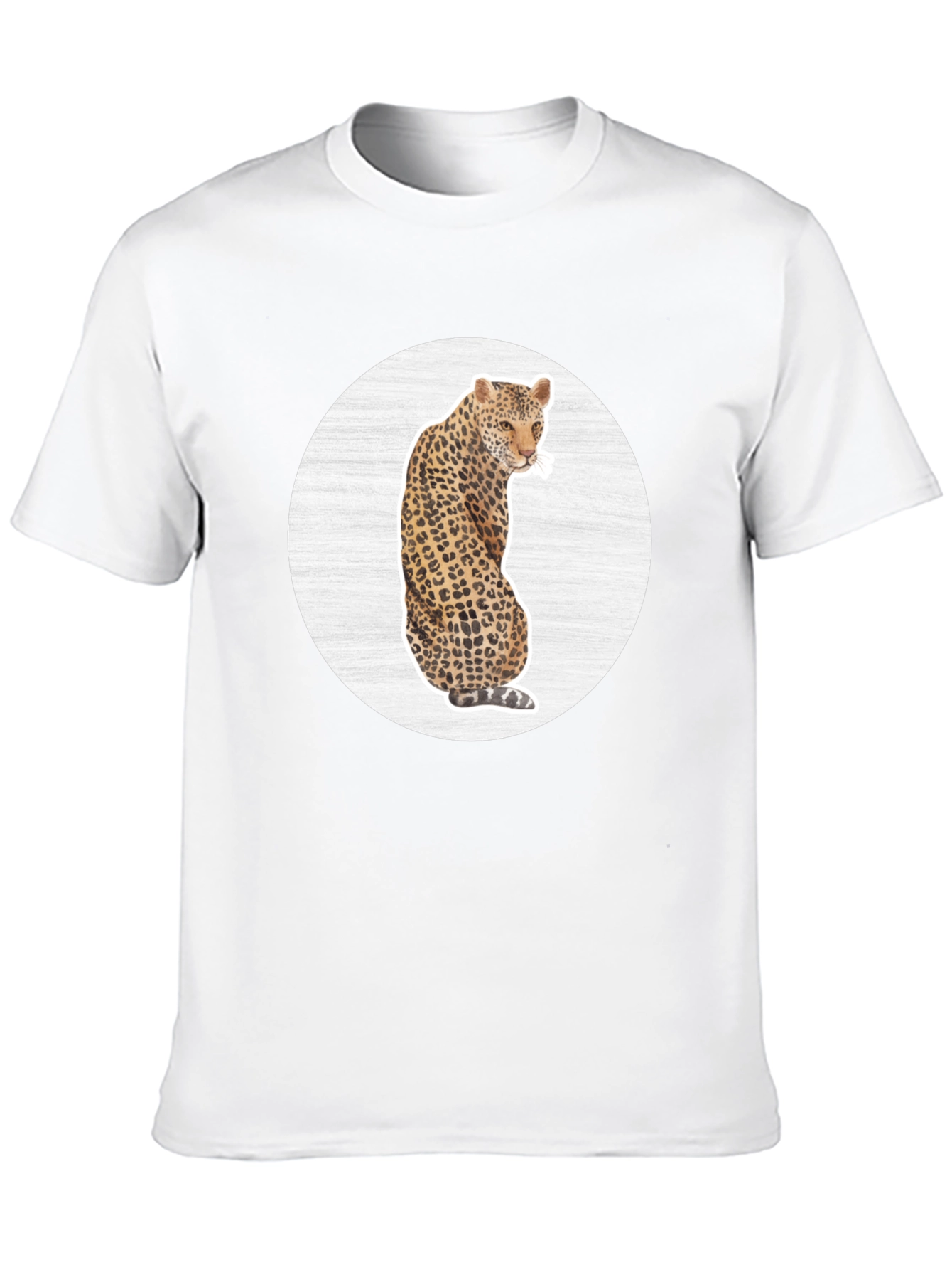 Leopard Graphic Tee - Stylish Animal Print T-Shirt