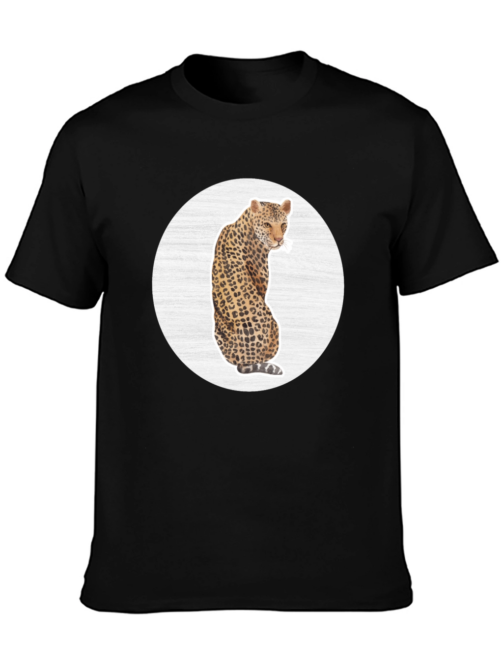Leopard Graphic Tee - Stylish Animal Print T-Shirt