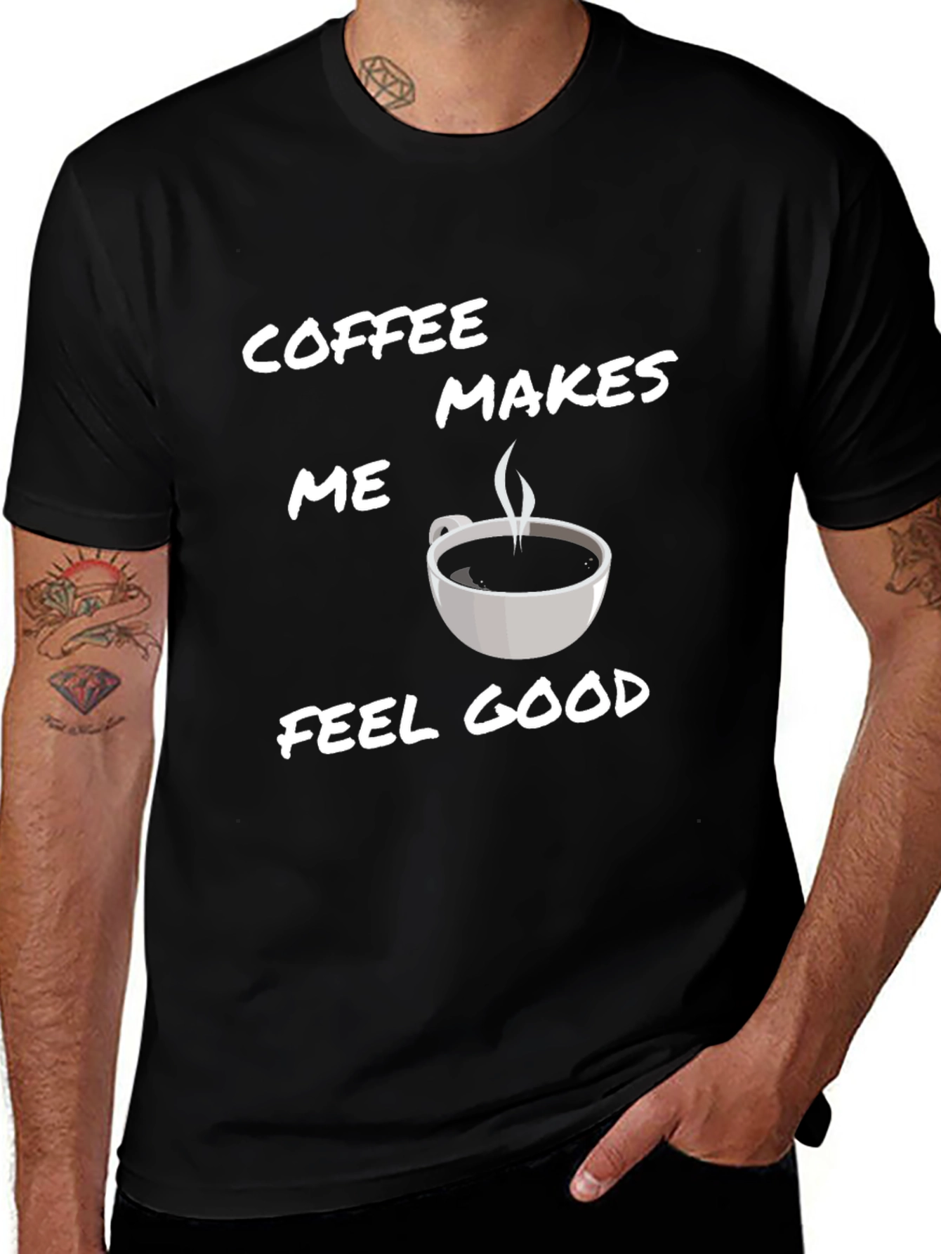 Coffee Makes Me Feel Good T-Shirt