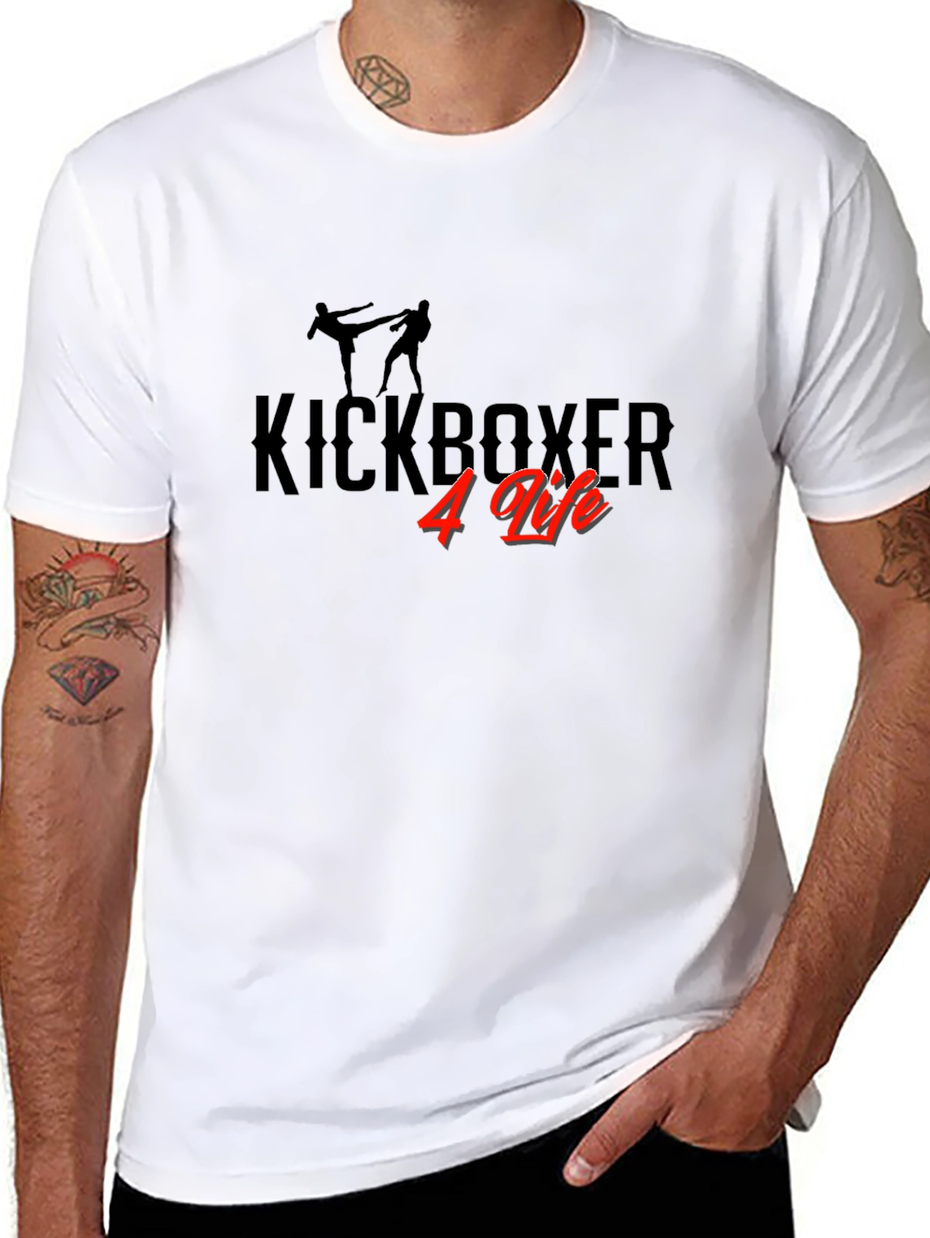 Kickboxer 4 Life Black T-Shirt
