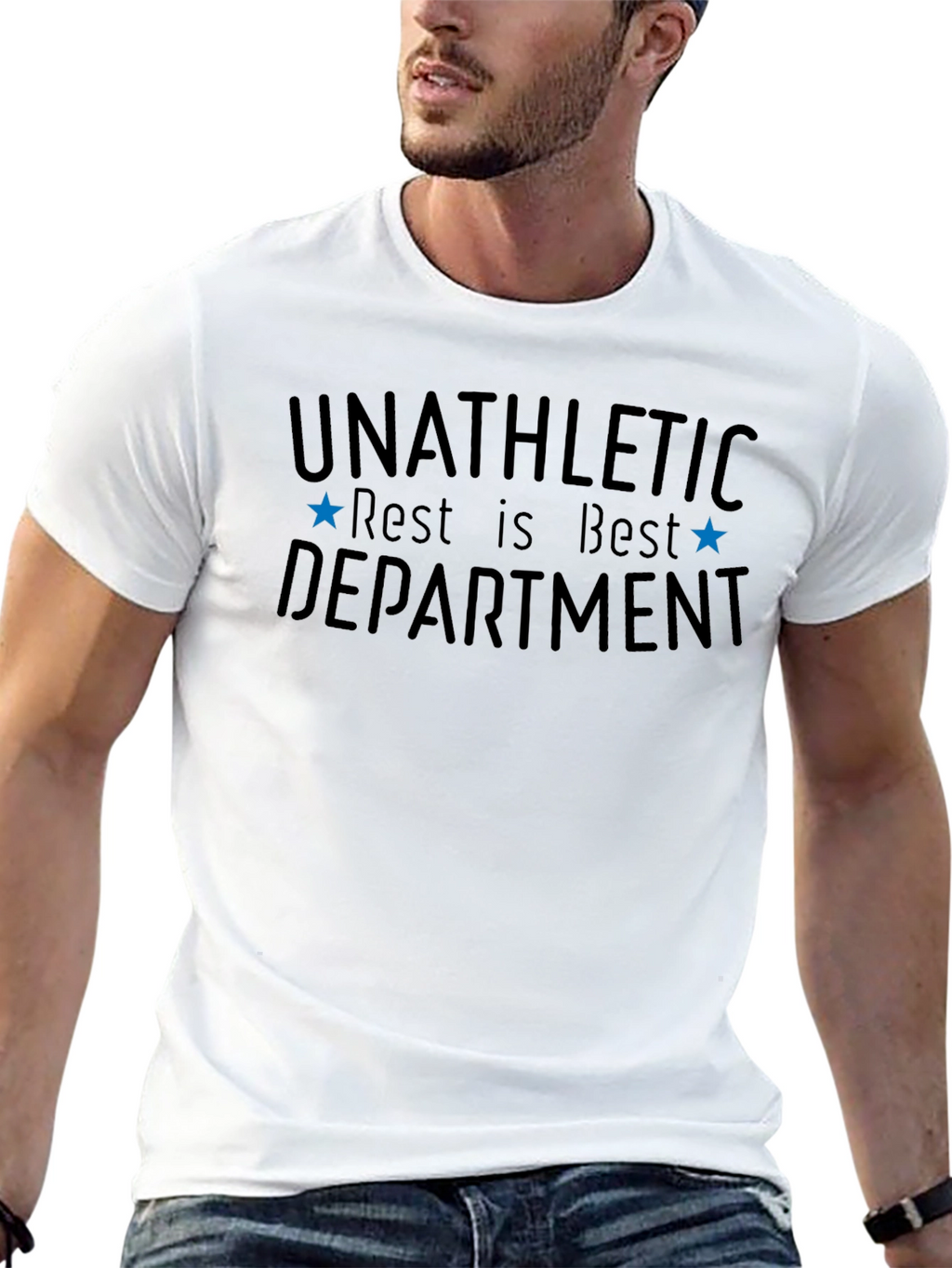 Unathletic Rest is Best Department Graphic Tee