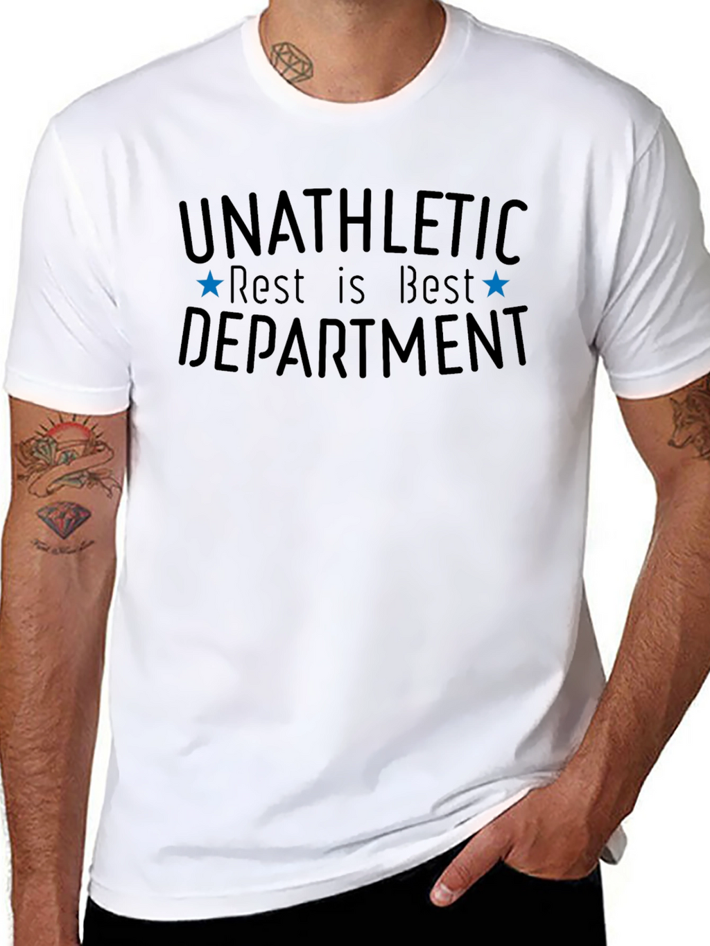 Unathletic Rest is Best Department Graphic Tee