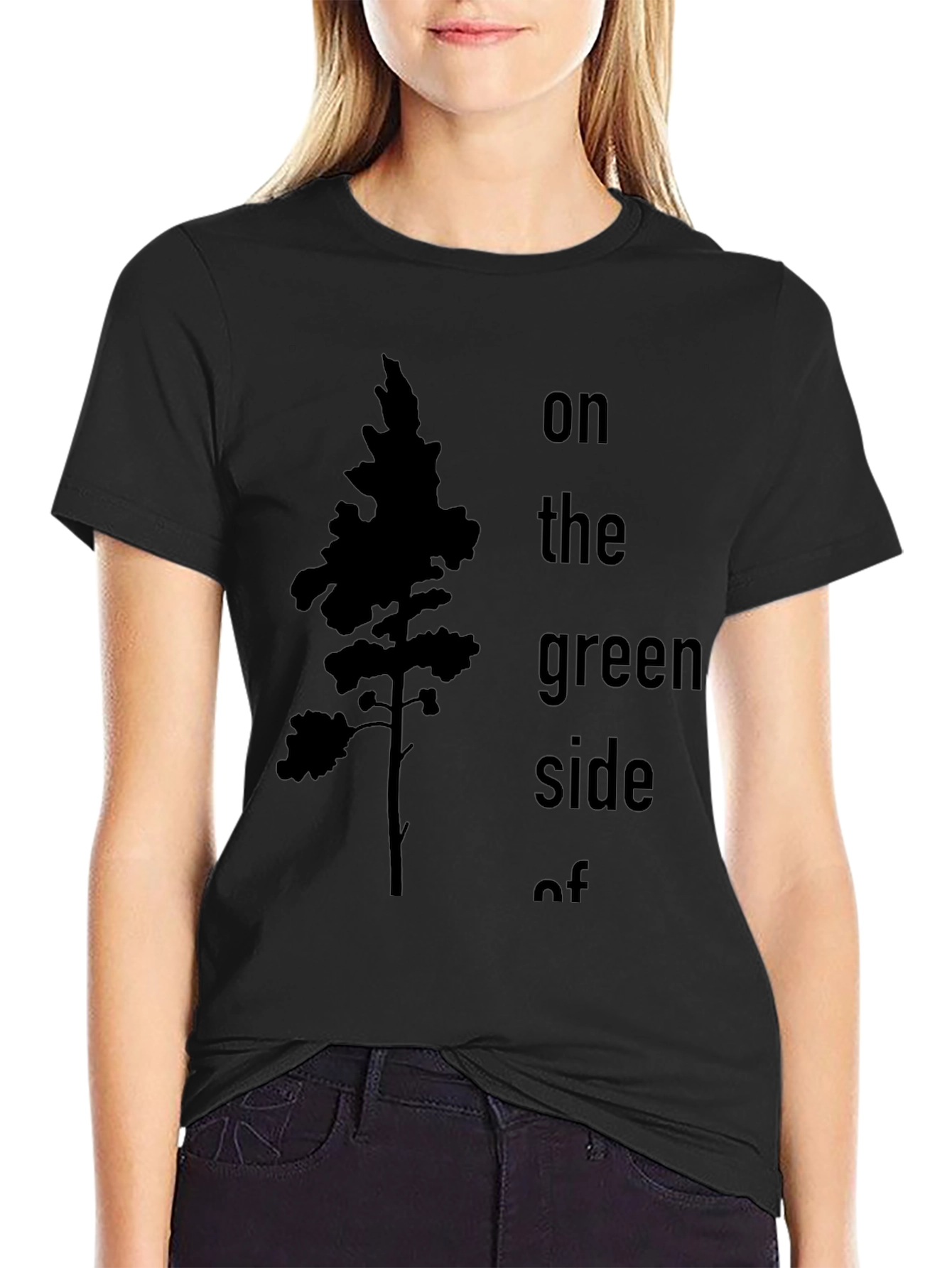 Green Side of the Tree T-Shirt - Nature Inspired Tee