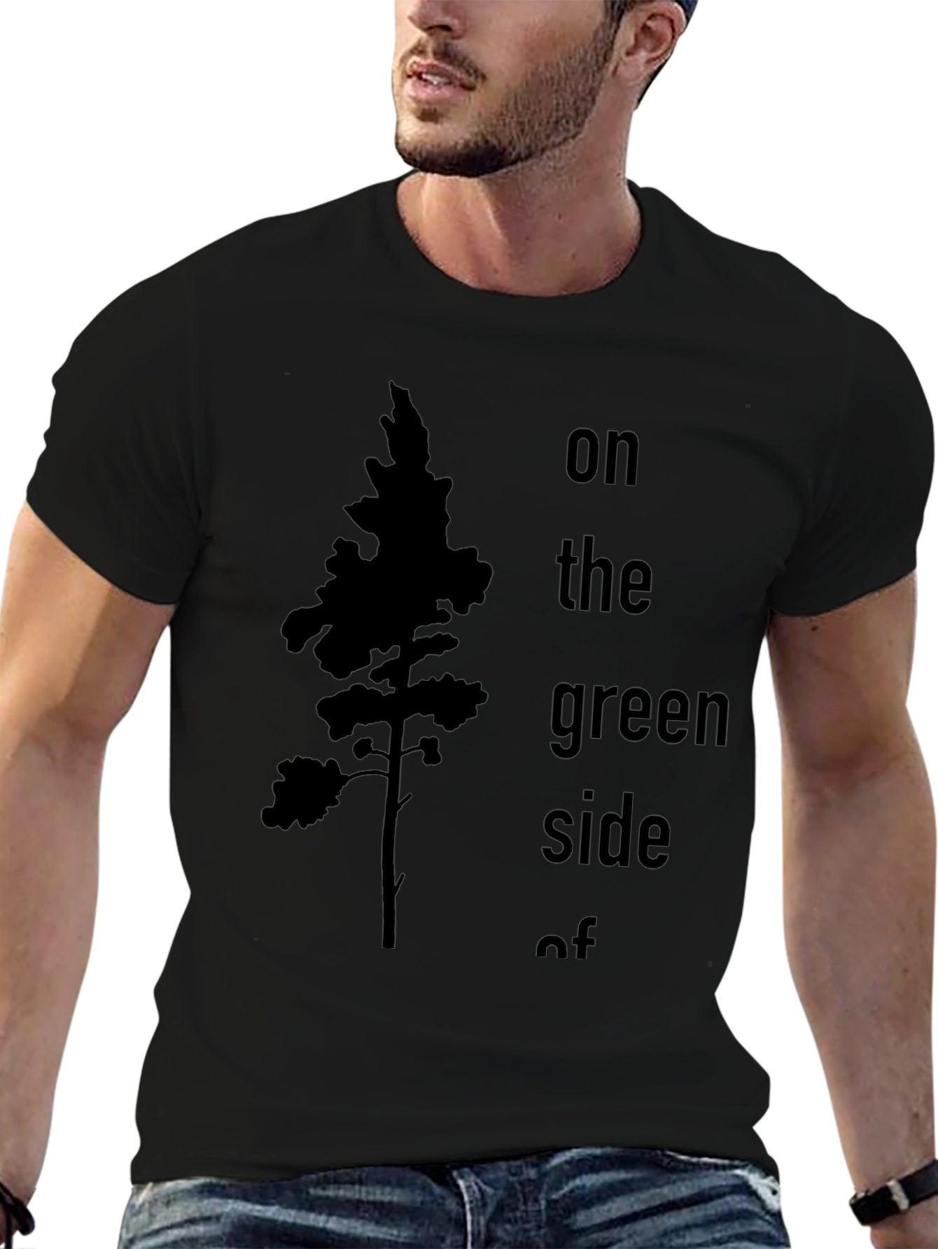 Green Side of the Tree T-Shirt - Nature Inspired Tee