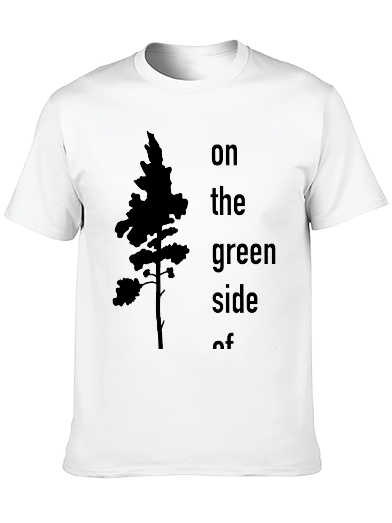 Green Side of the Tree T-Shirt - Nature Inspired Tee