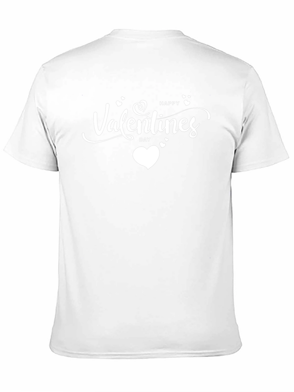 Happy Valentines Day Black T-Shirt