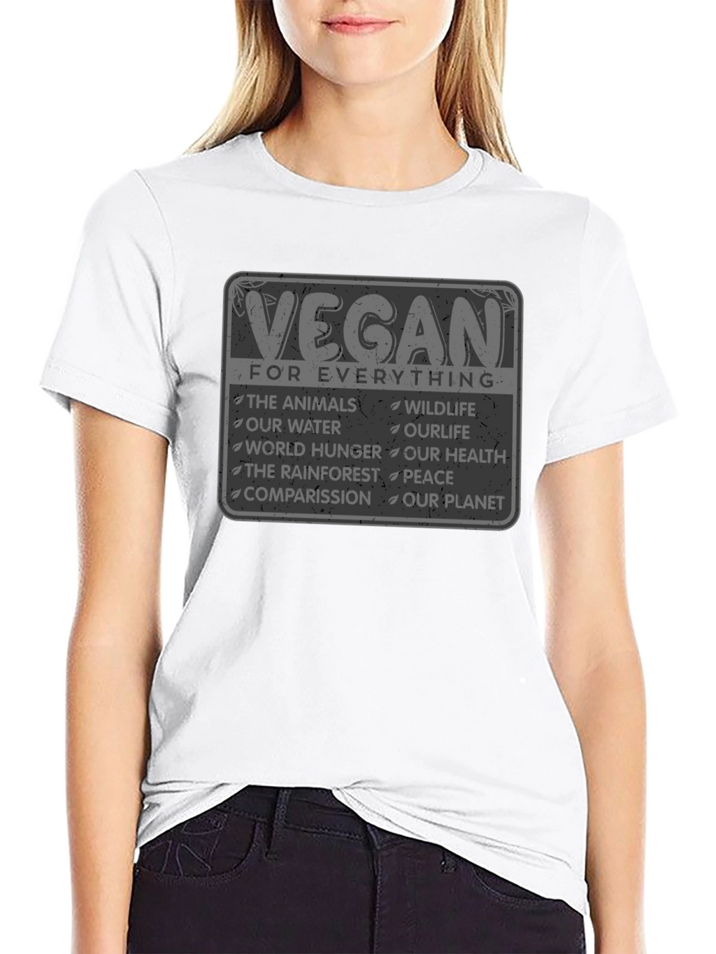 Vegan For Everything Graphic T-Shirt