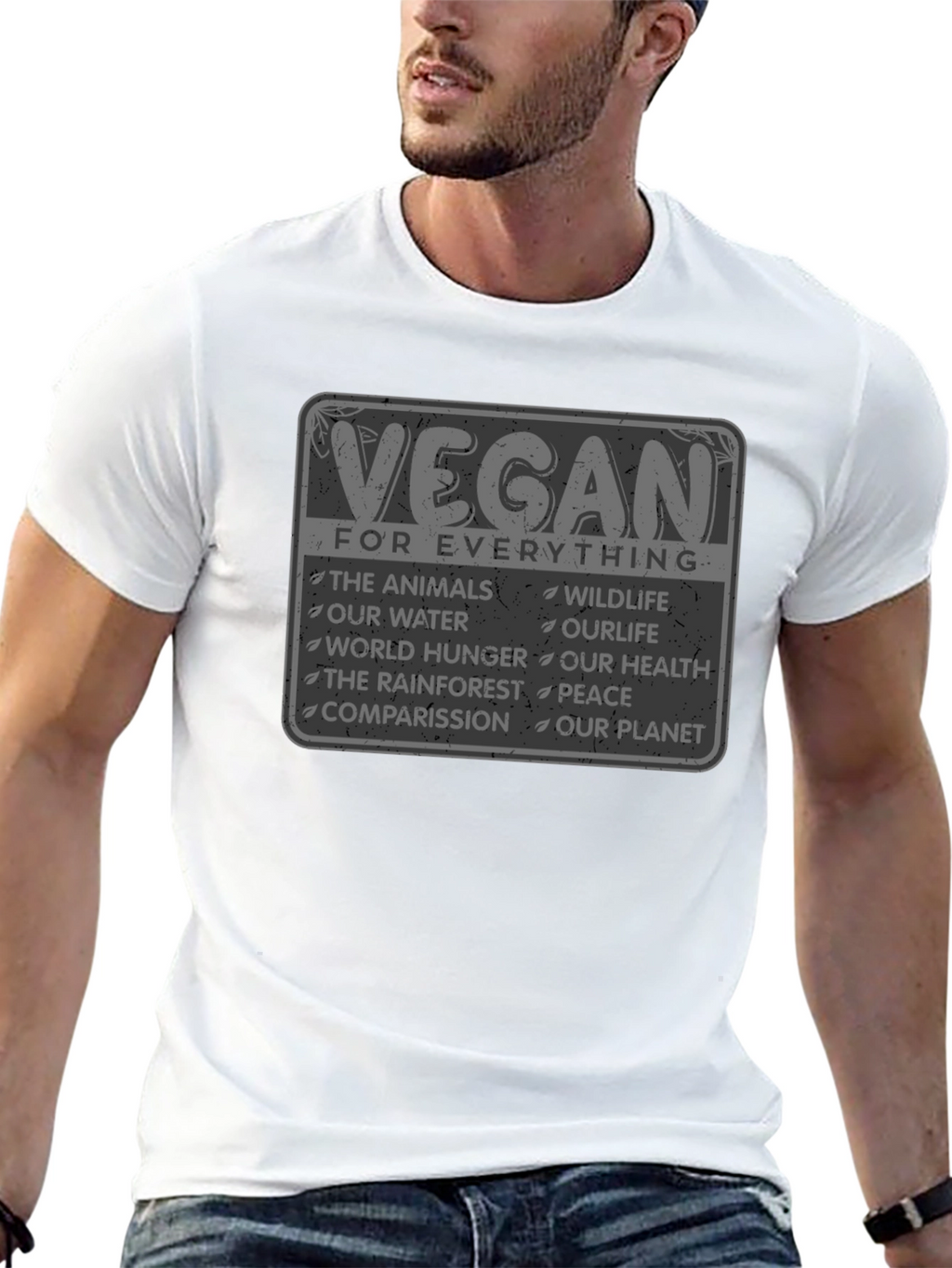 Vegan For Everything Graphic T-Shirt