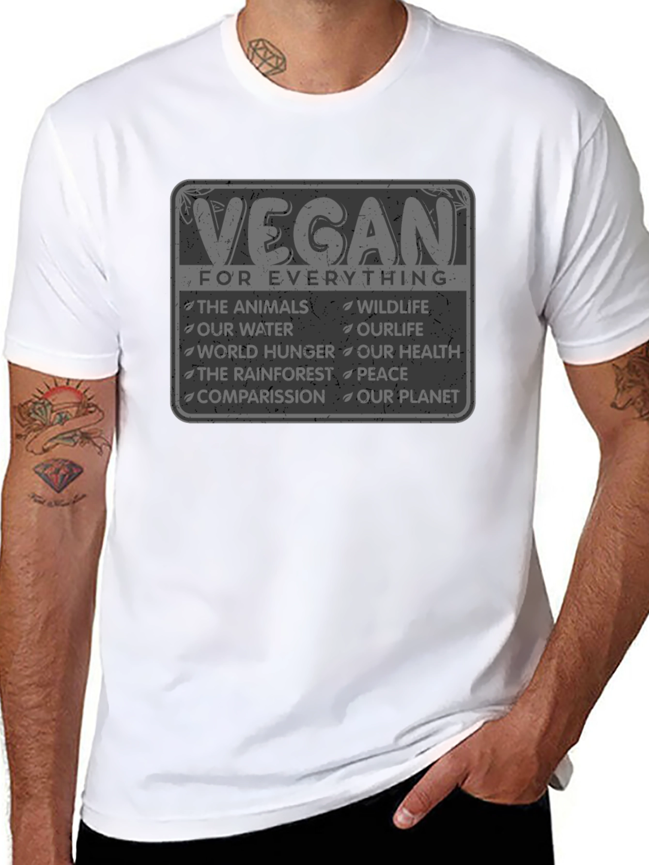 Vegan For Everything Graphic T-Shirt