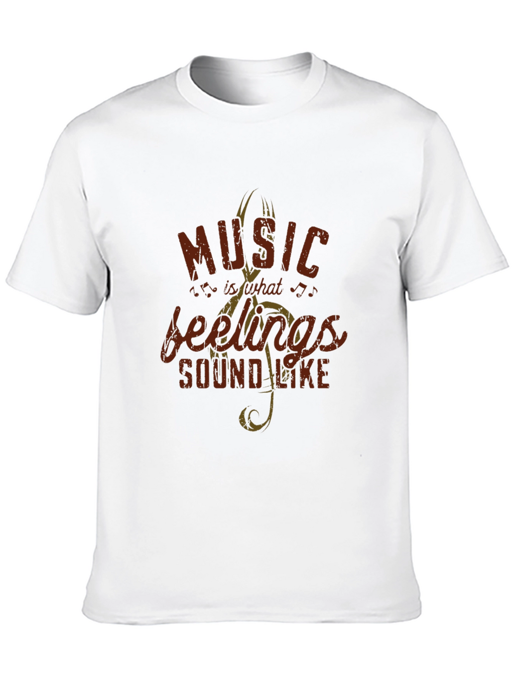 Music is What Feelings Sound Like Tee