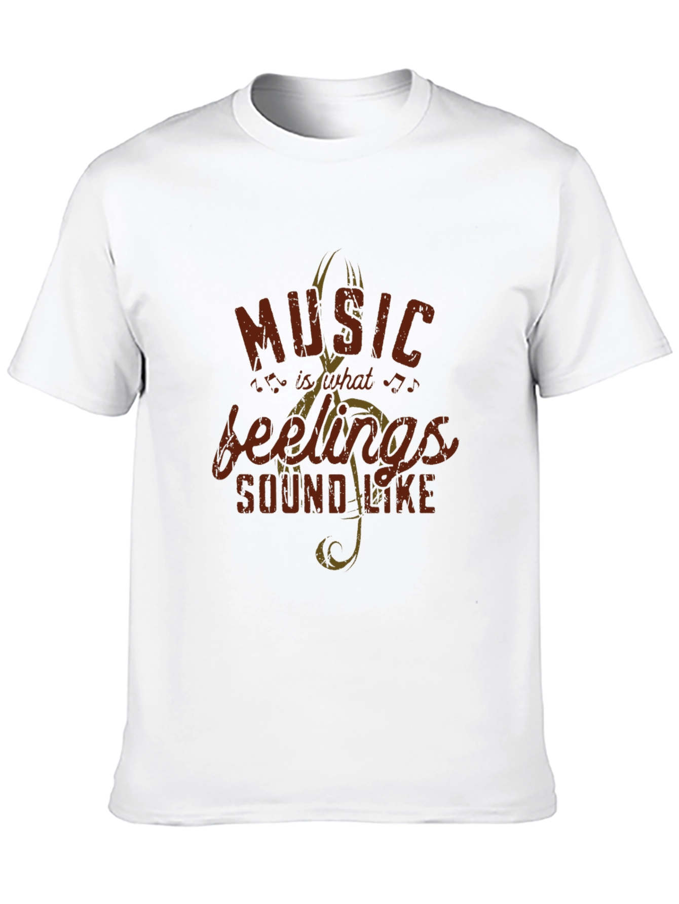 Music is What Feelings Sound Like Tee