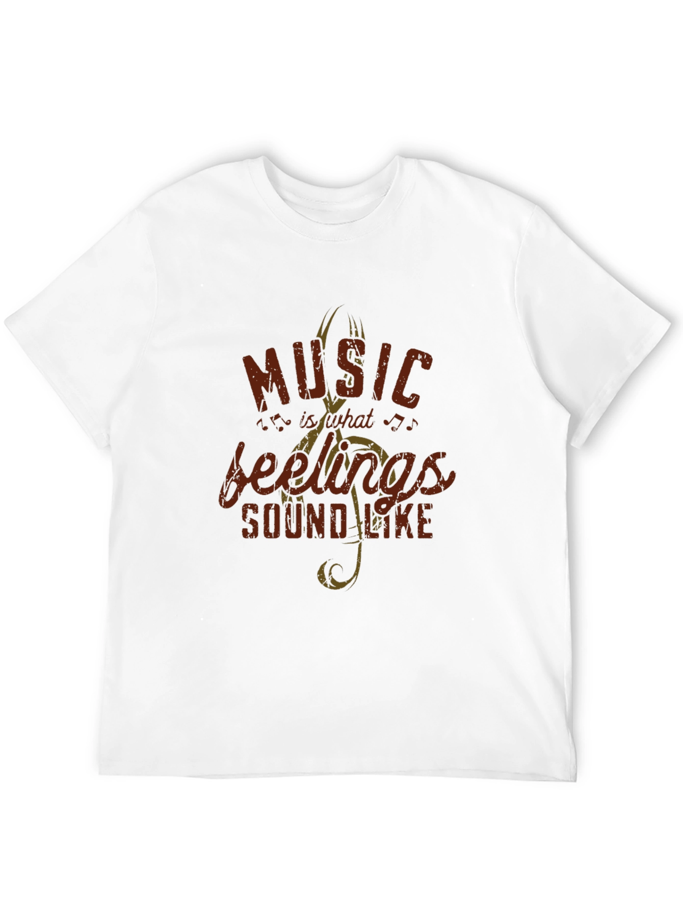 Music is What Feelings Sound Like Tee