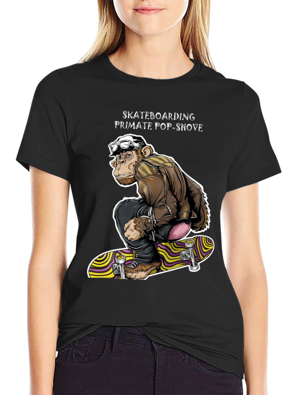 Skateboarding Primate Pop-Shove T-Shirt