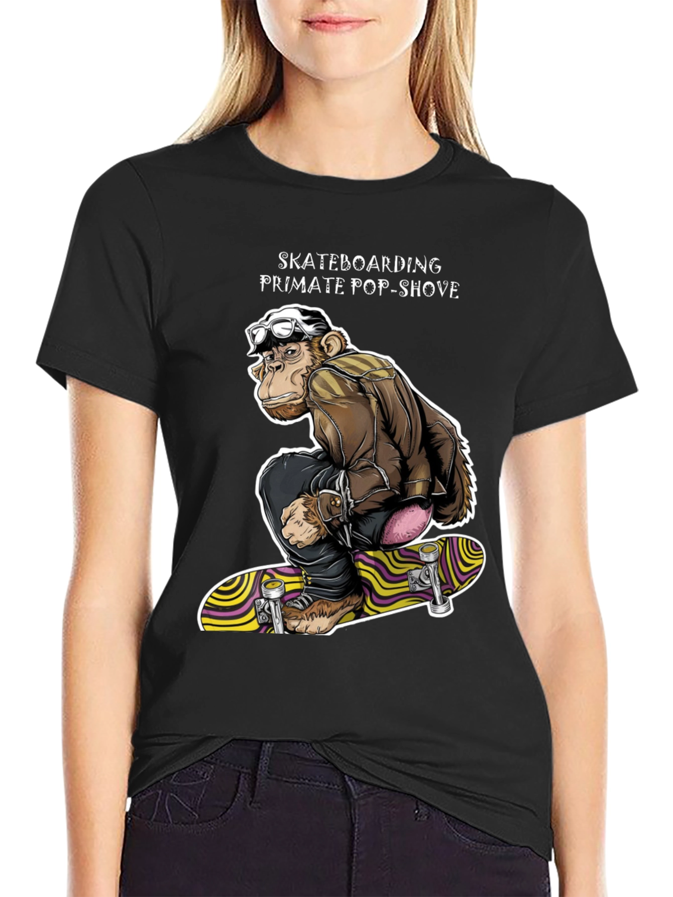 Skateboarding Primate Pop-Shove T-Shirt