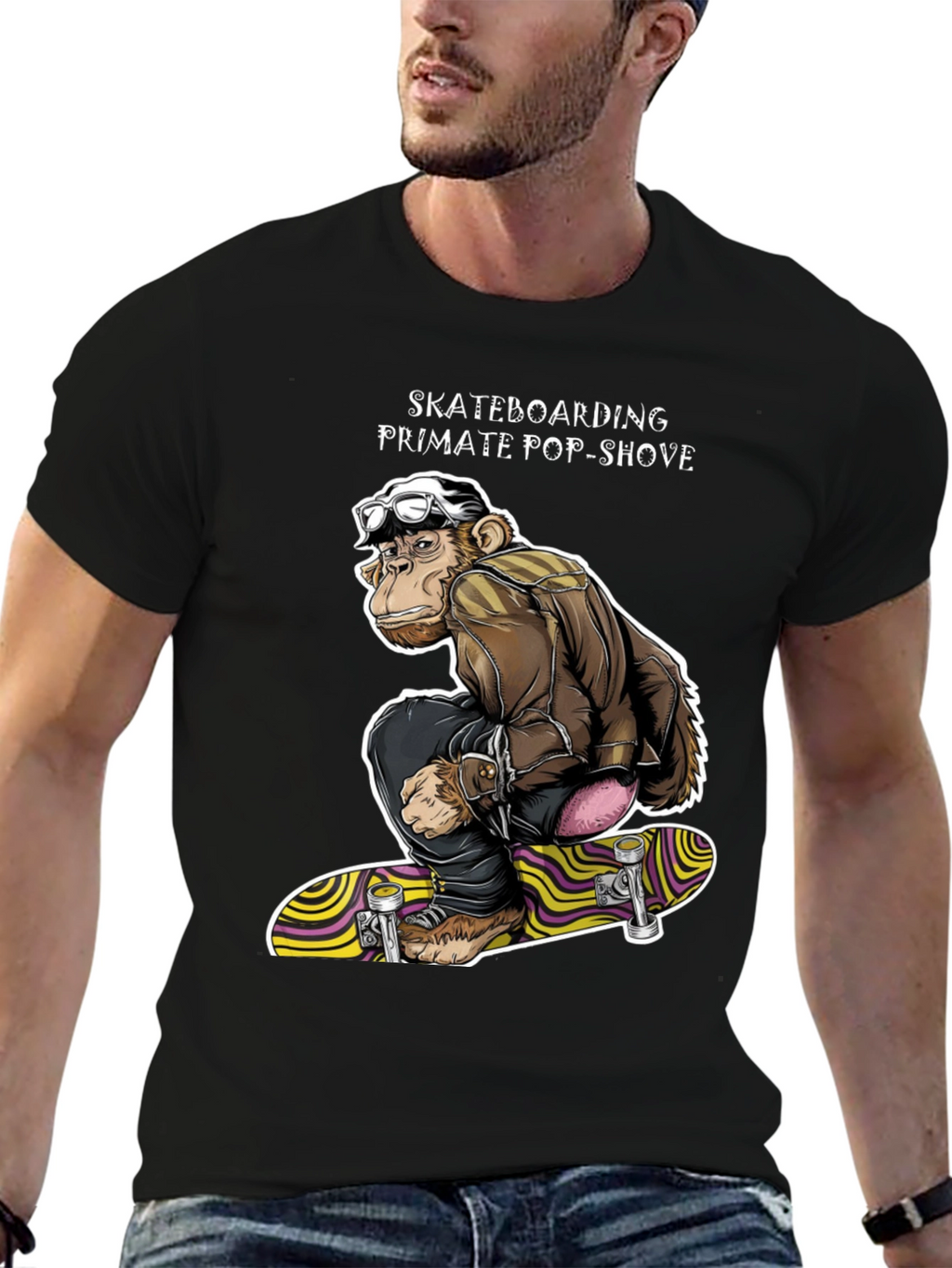 Skateboarding Primate Pop-Shove T-Shirt
