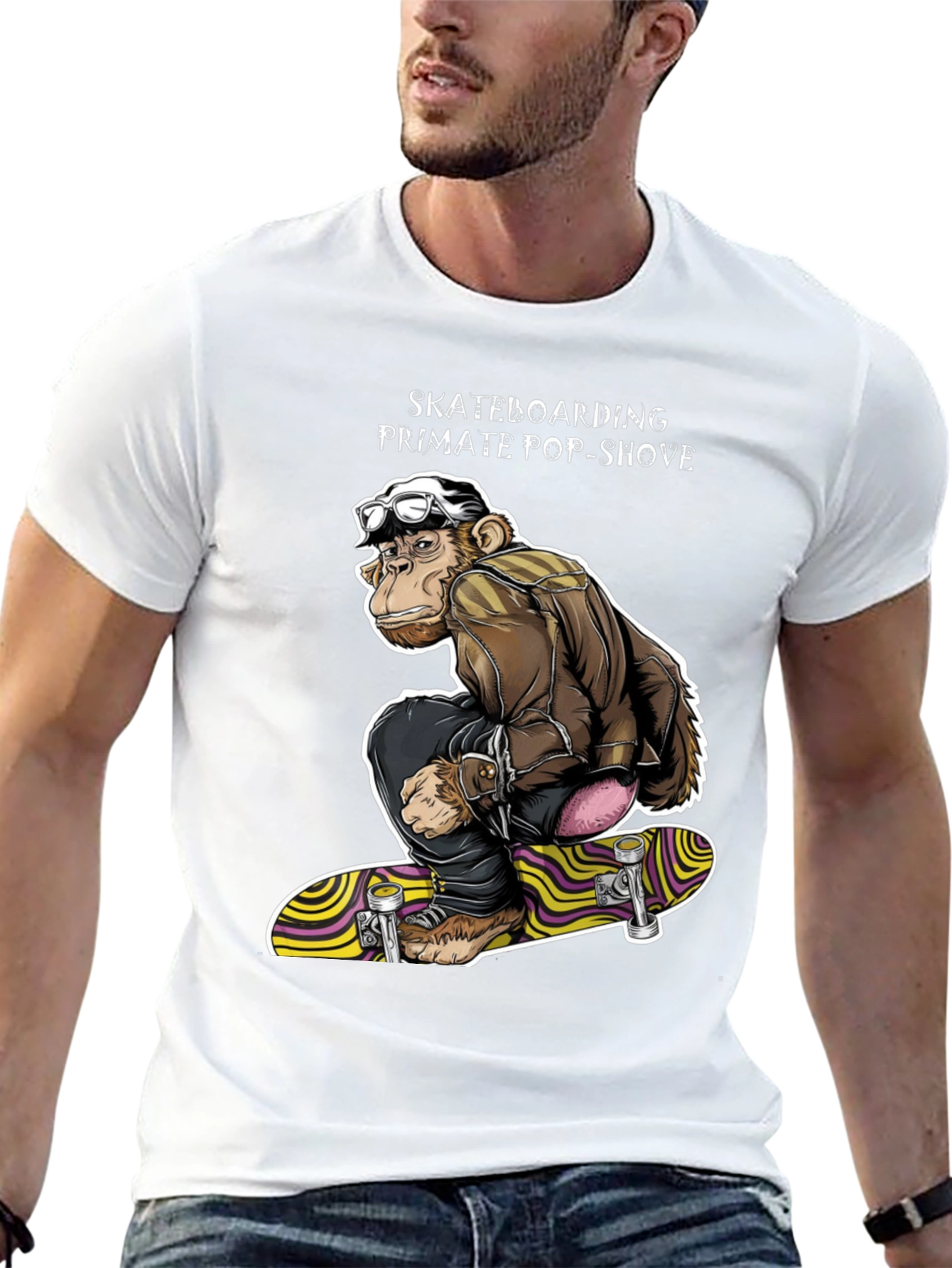Skateboarding Primate Pop-Shove T-Shirt