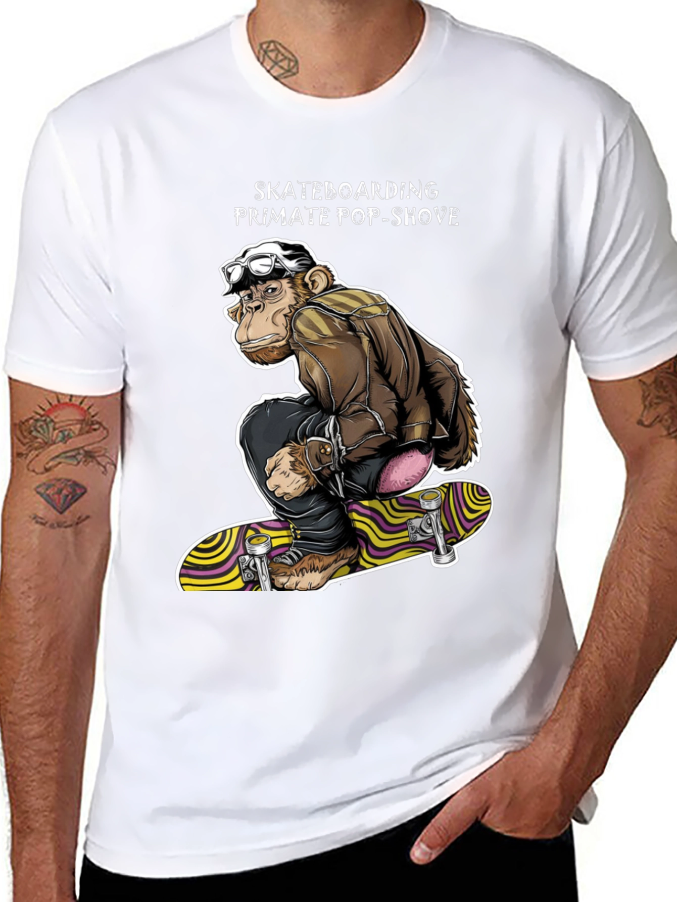 Skateboarding Primate Pop-Shove T-Shirt