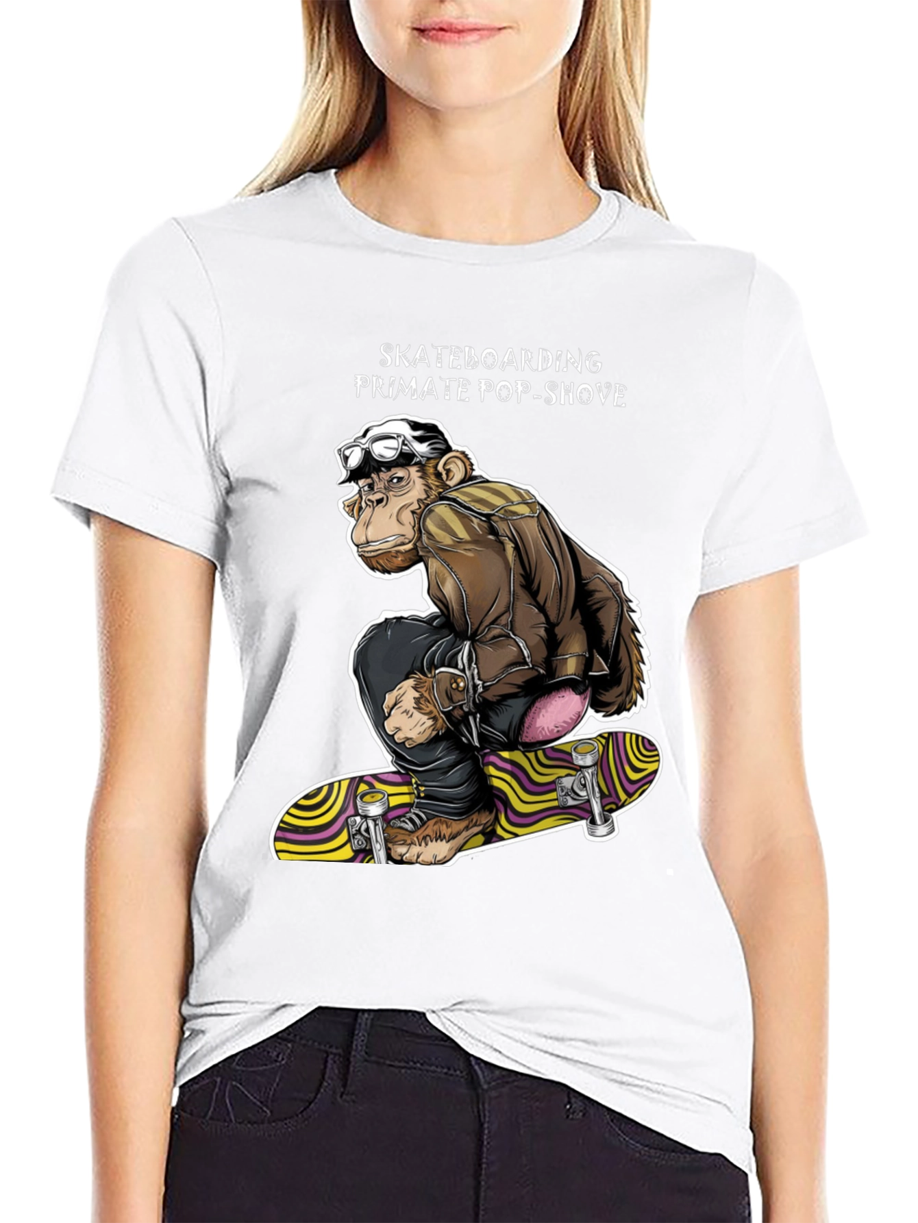Skateboarding Primate Pop-Shove T-Shirt