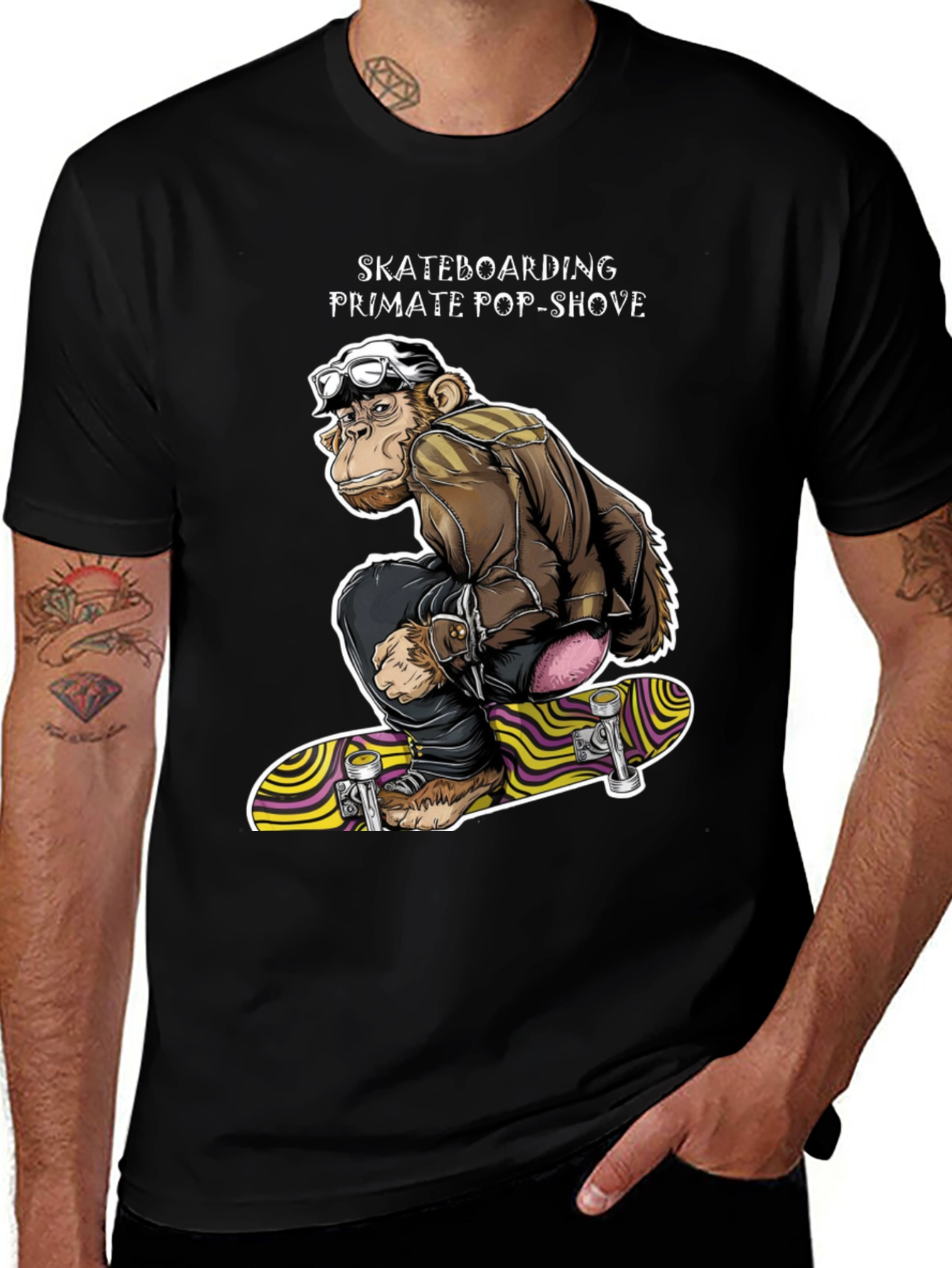 Skateboarding Primate Pop-Shove T-Shirt