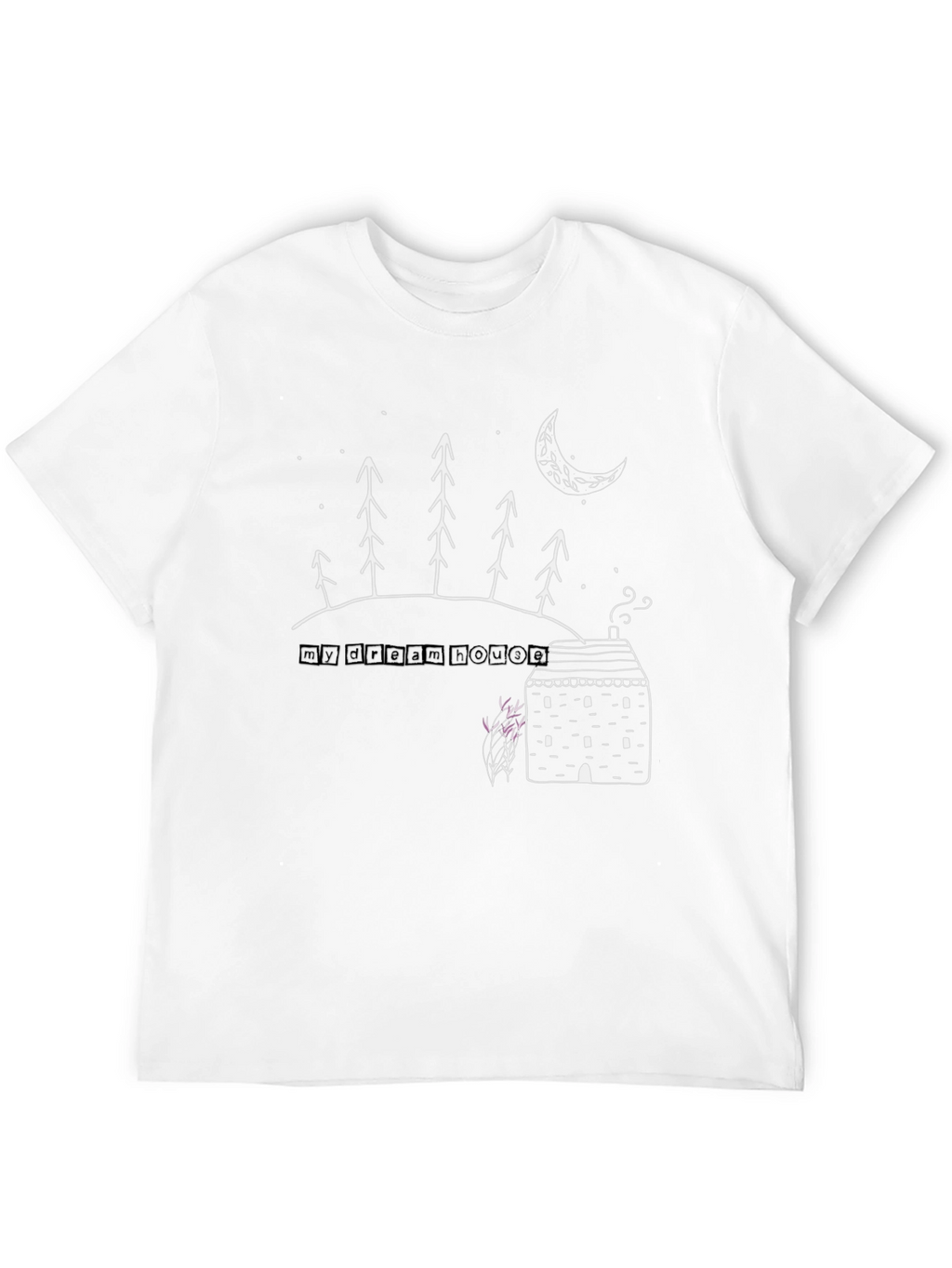 My Dream House Graphic T-Shirt - Black