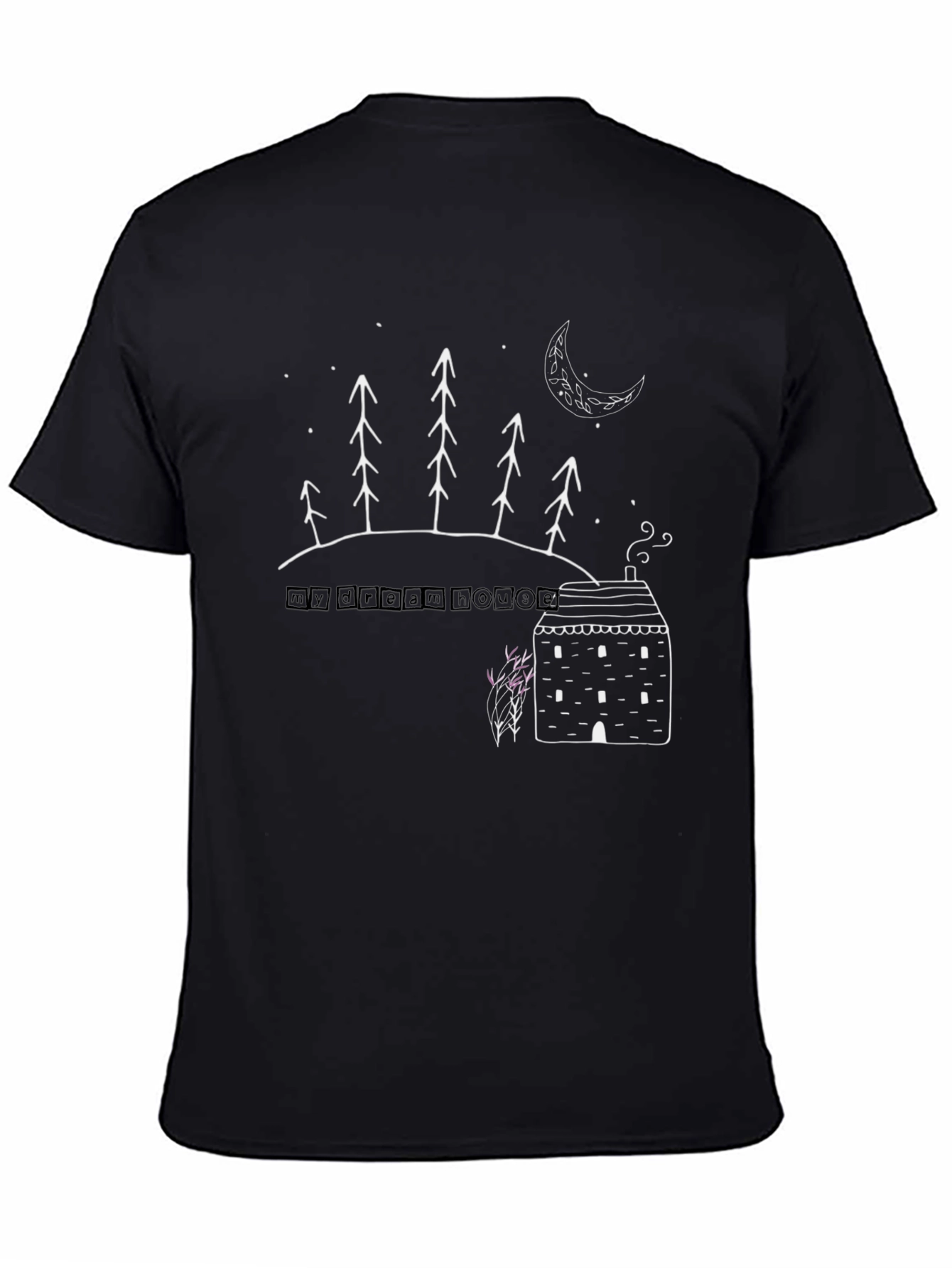 My Dream House Graphic T-Shirt - Black
