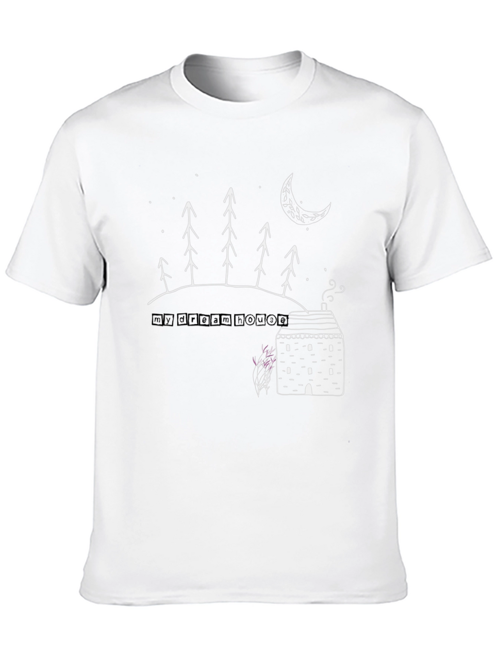 My Dream House Graphic T-Shirt - Black