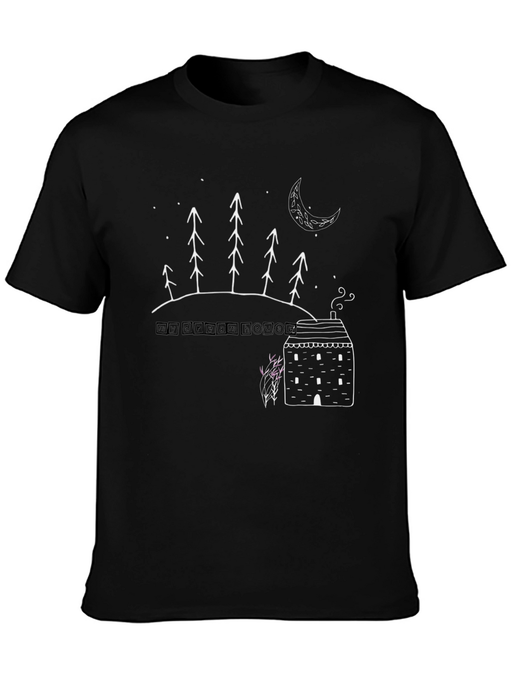 My Dream House Graphic T-Shirt - Black
