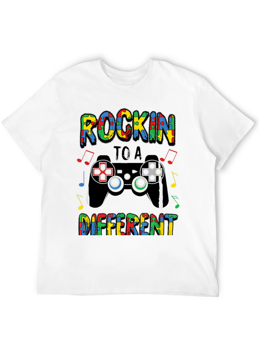Autism Awareness Gamer T-Shirt