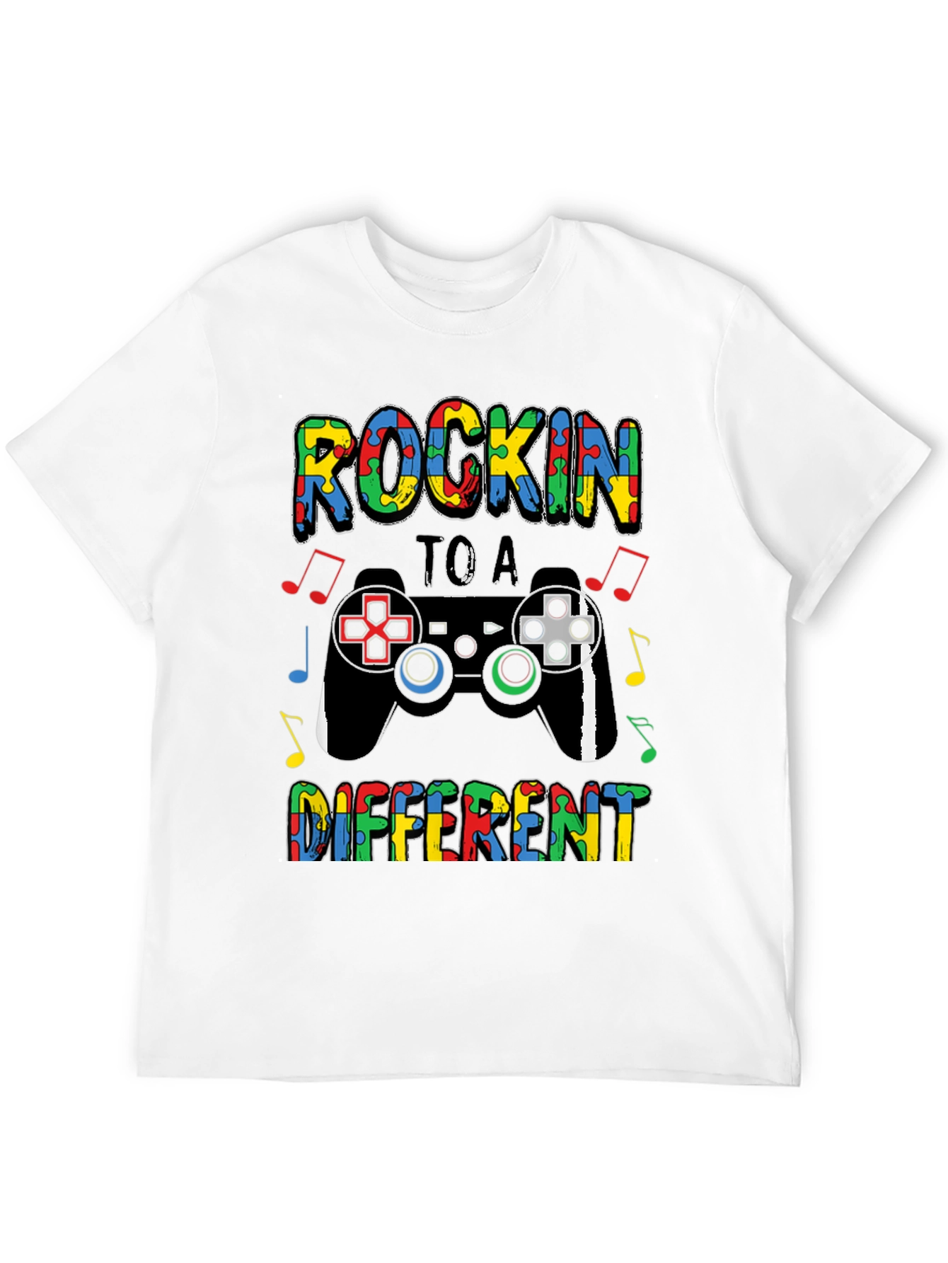 Autism Awareness Gamer T-Shirt