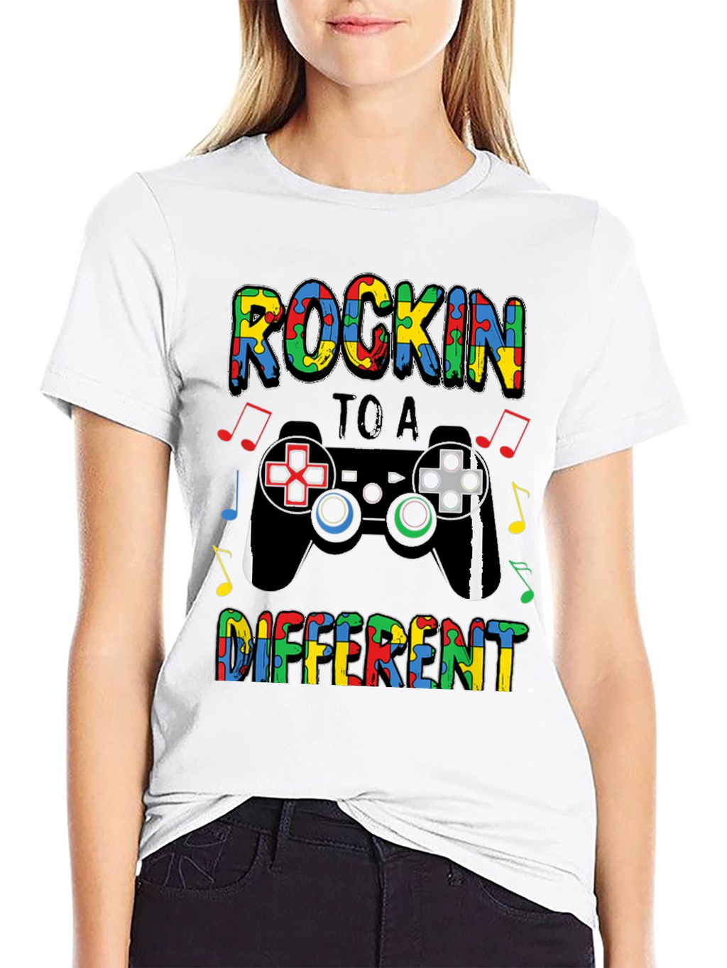 Autism Awareness Gamer T-Shirt