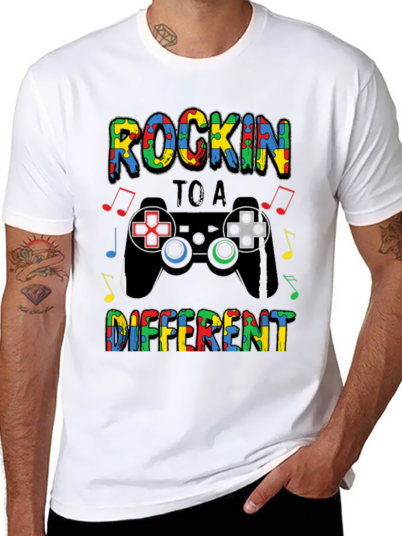Autism Awareness Gamer T-Shirt