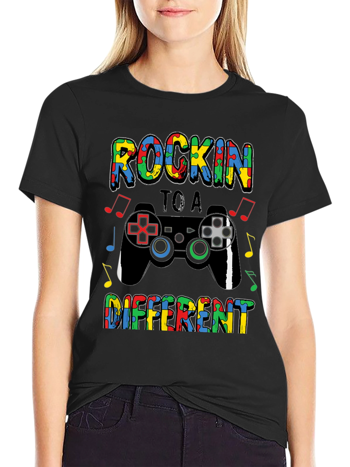 Autism Awareness Gamer T-Shirt
