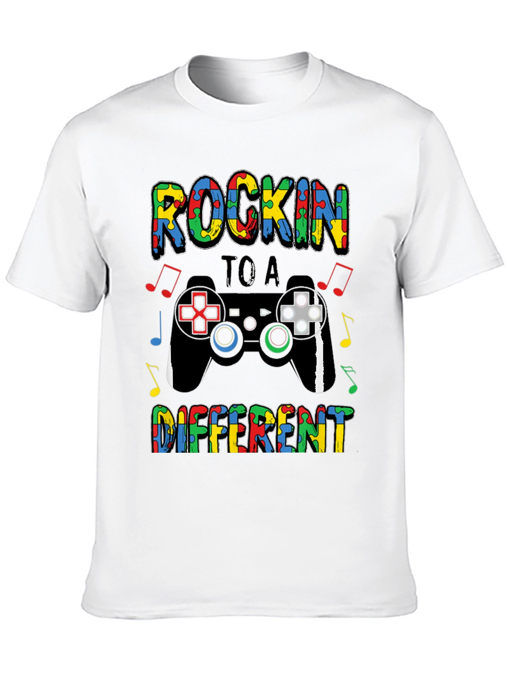 Autism Awareness Gamer T-Shirt