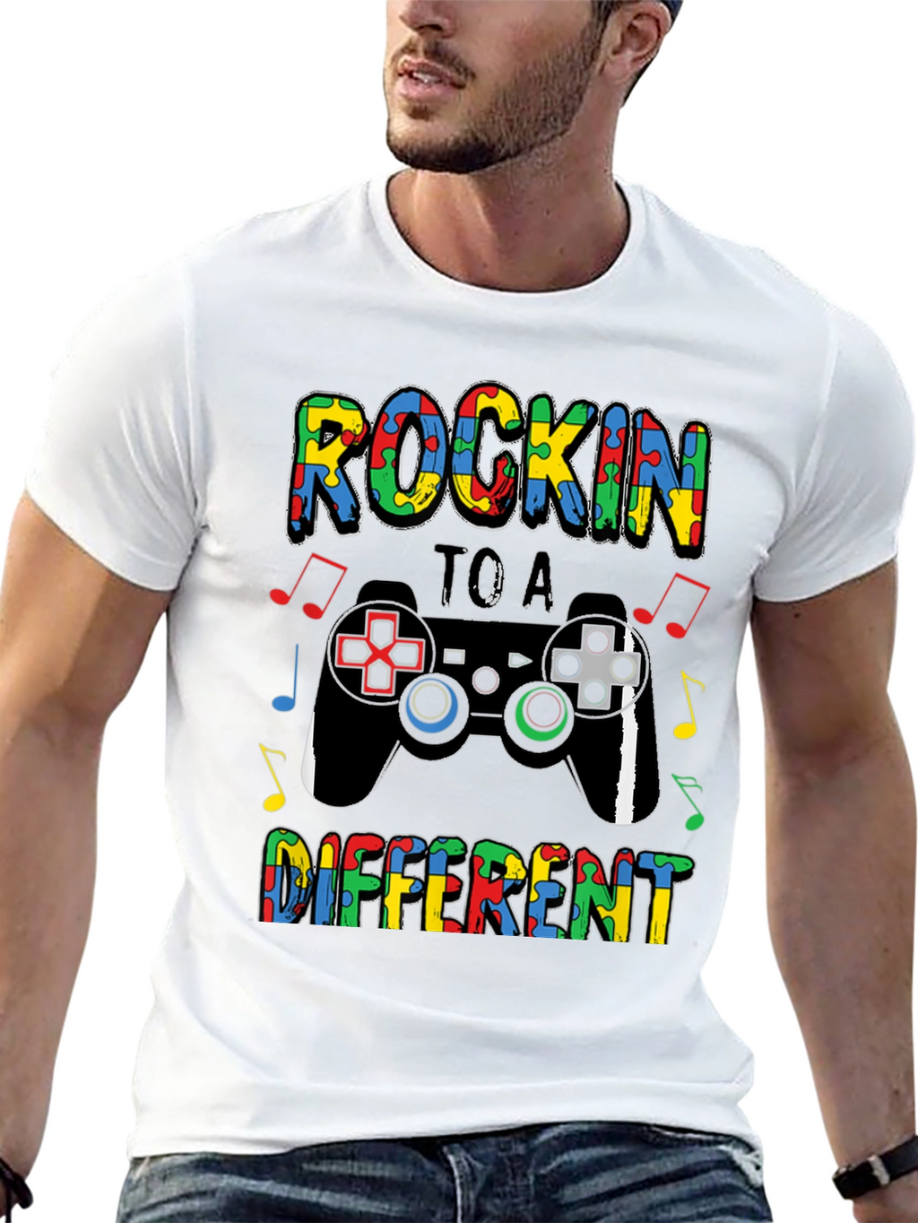 Autism Awareness Gamer T-Shirt