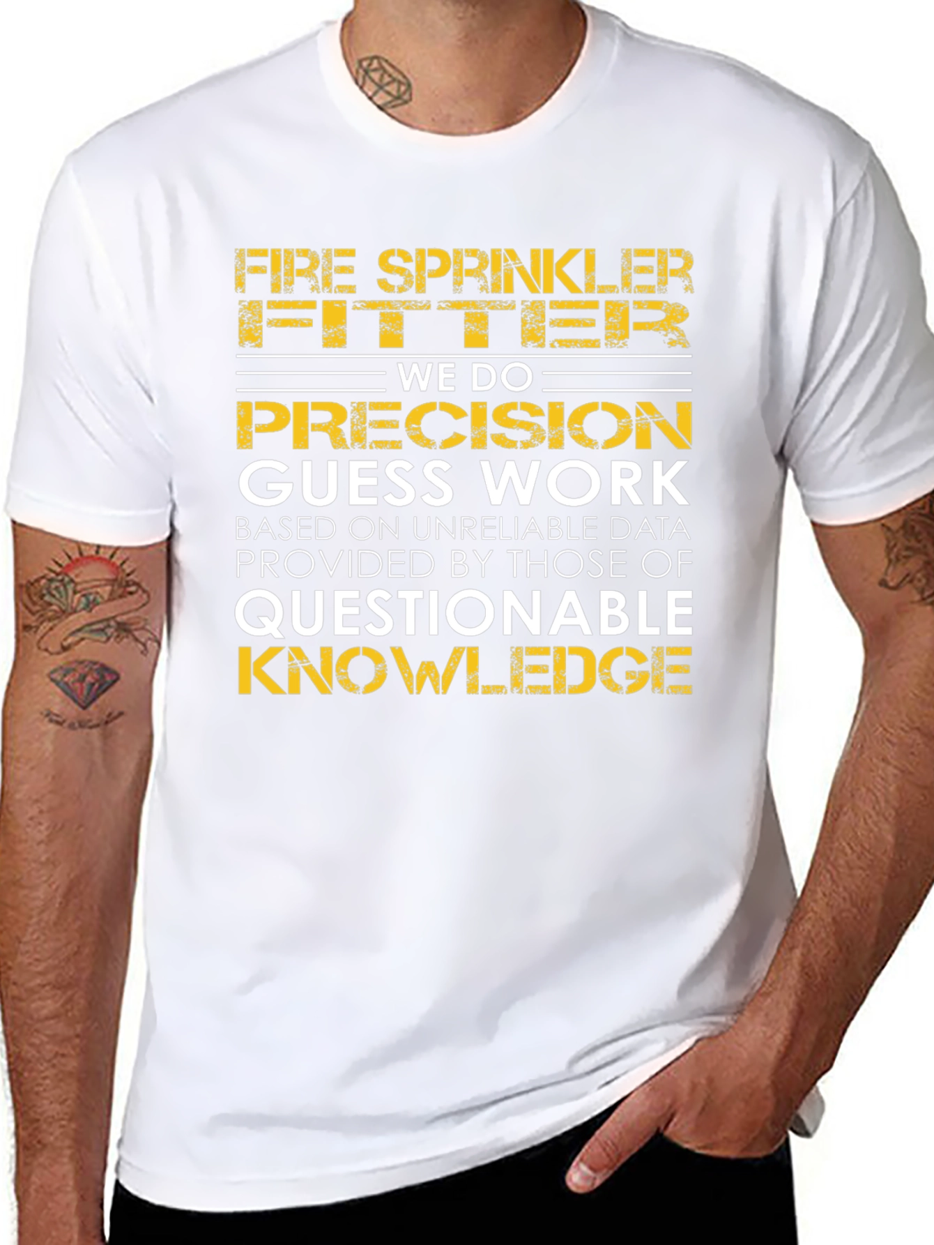Fire Sprinkler Fitter Precision T-Shirt