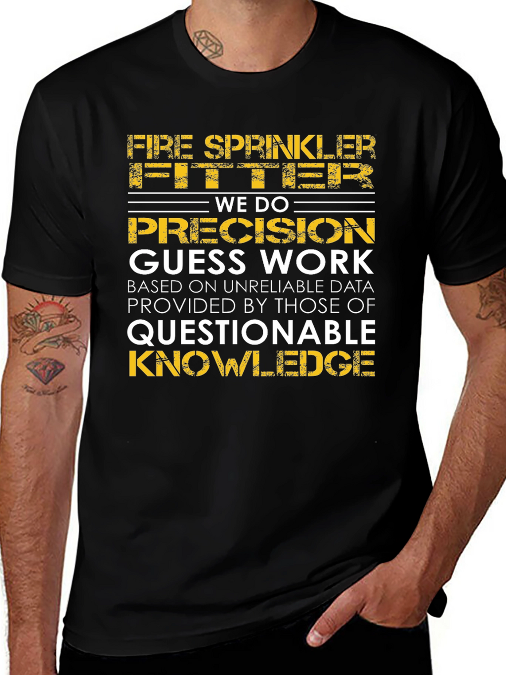 Fire Sprinkler Fitter Precision T-Shirt