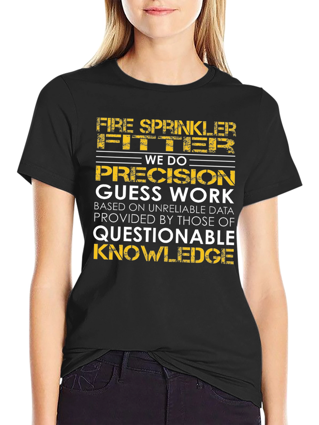 Fire Sprinkler Fitter Precision T-Shirt