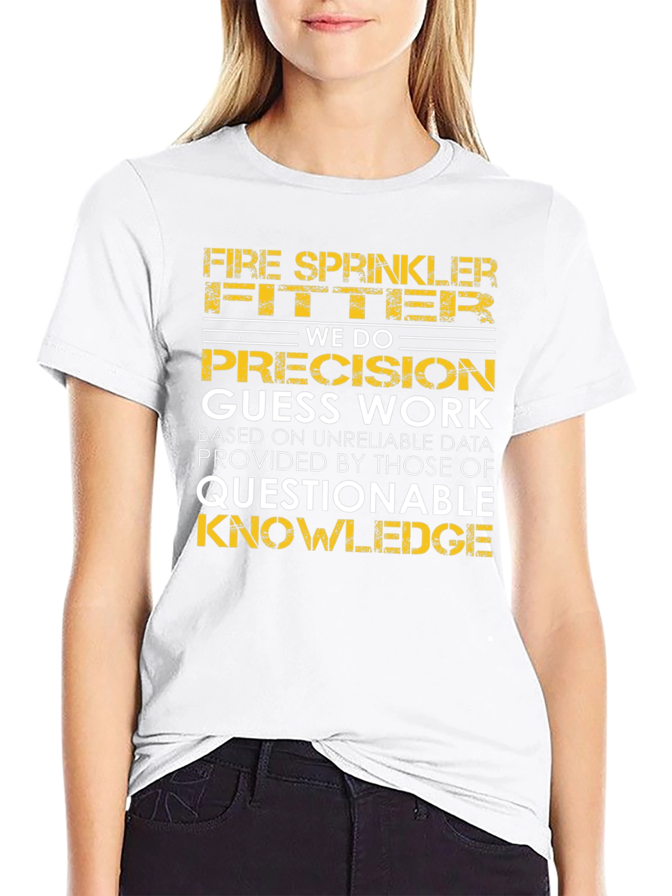 Fire Sprinkler Fitter Precision T-Shirt