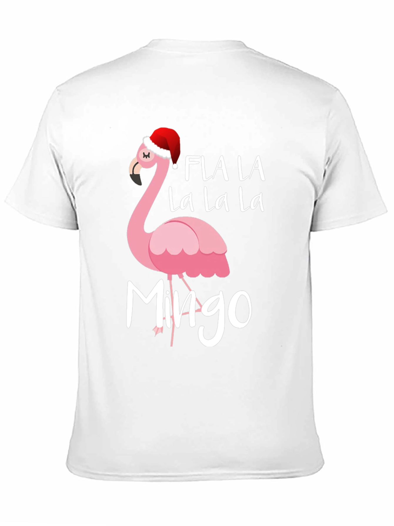 Festive Flamingo Christmas T-Shirt