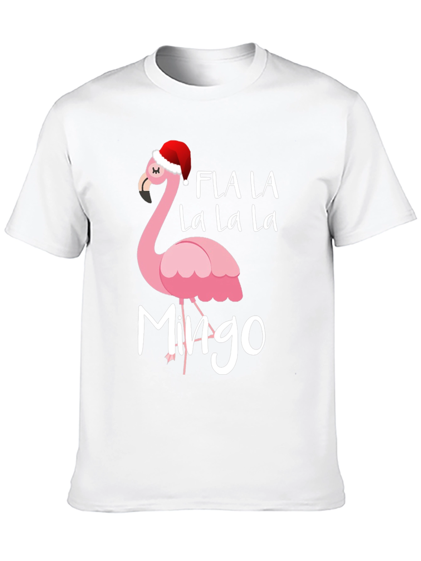 Festive Flamingo Christmas T-Shirt