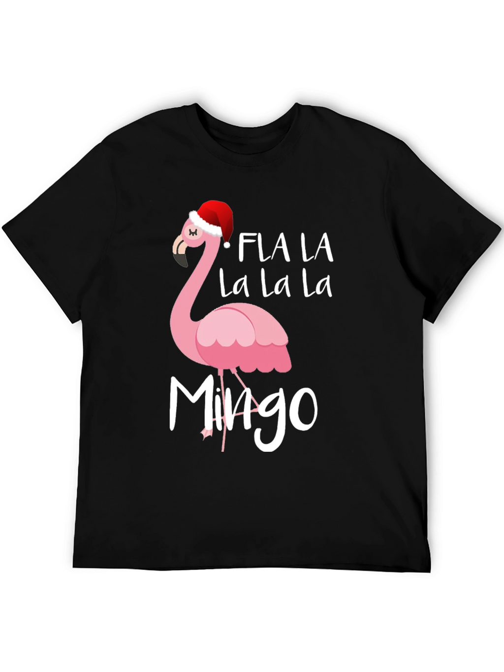 Festive Flamingo Christmas T-Shirt