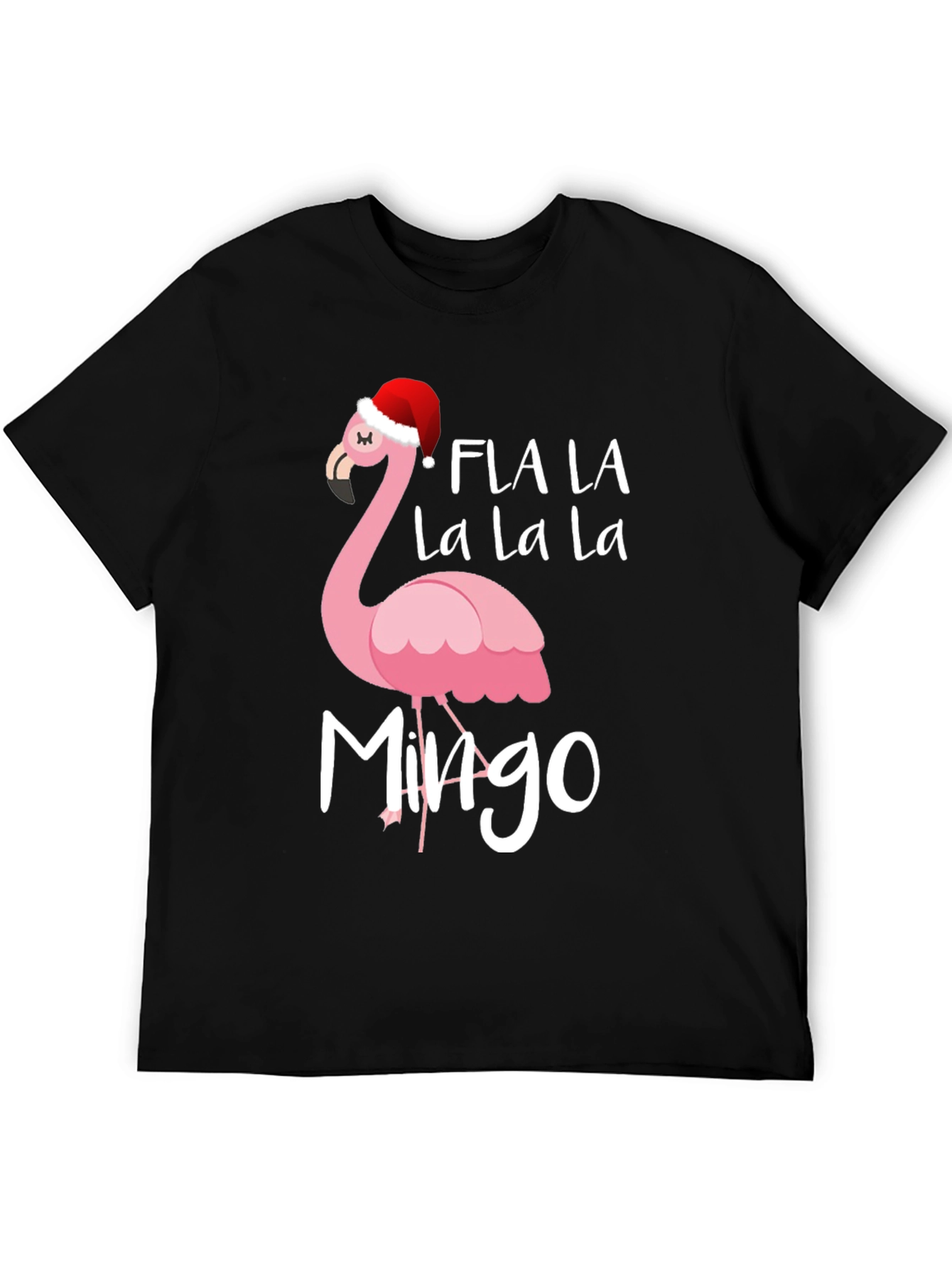 Festive Flamingo Christmas T-Shirt