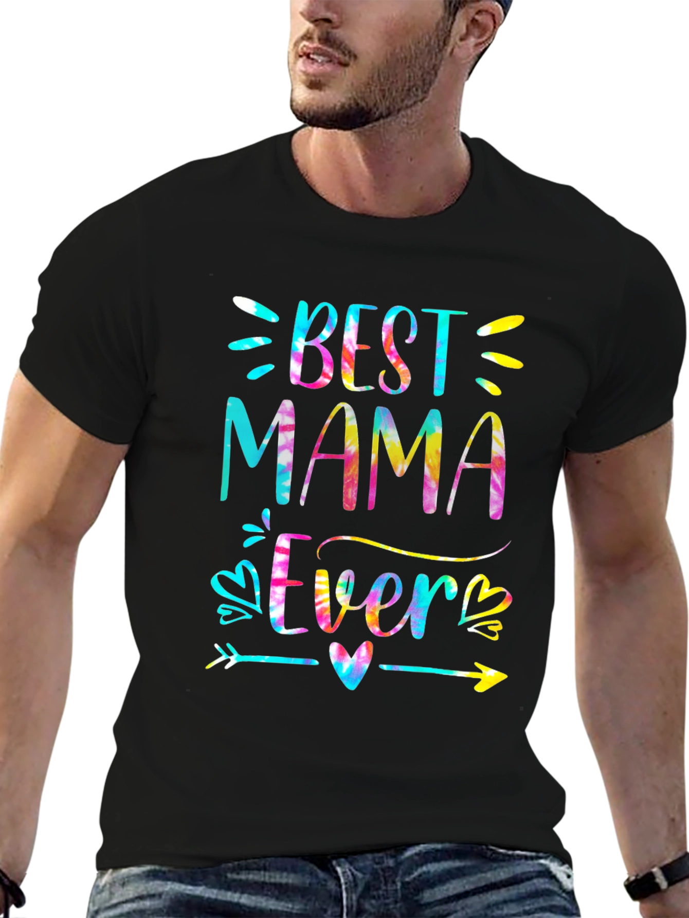 Best Mama Ever Tie Dye Graphic Tee