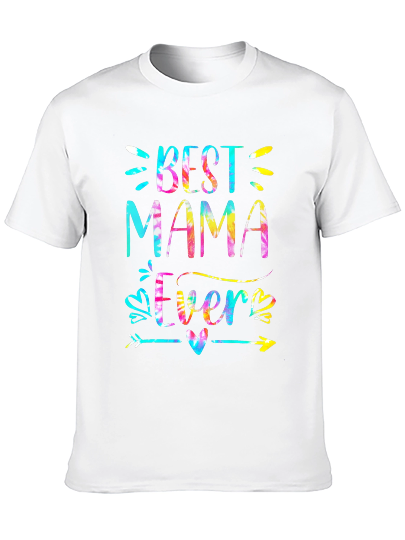 Best Mama Ever Tie Dye Graphic Tee
