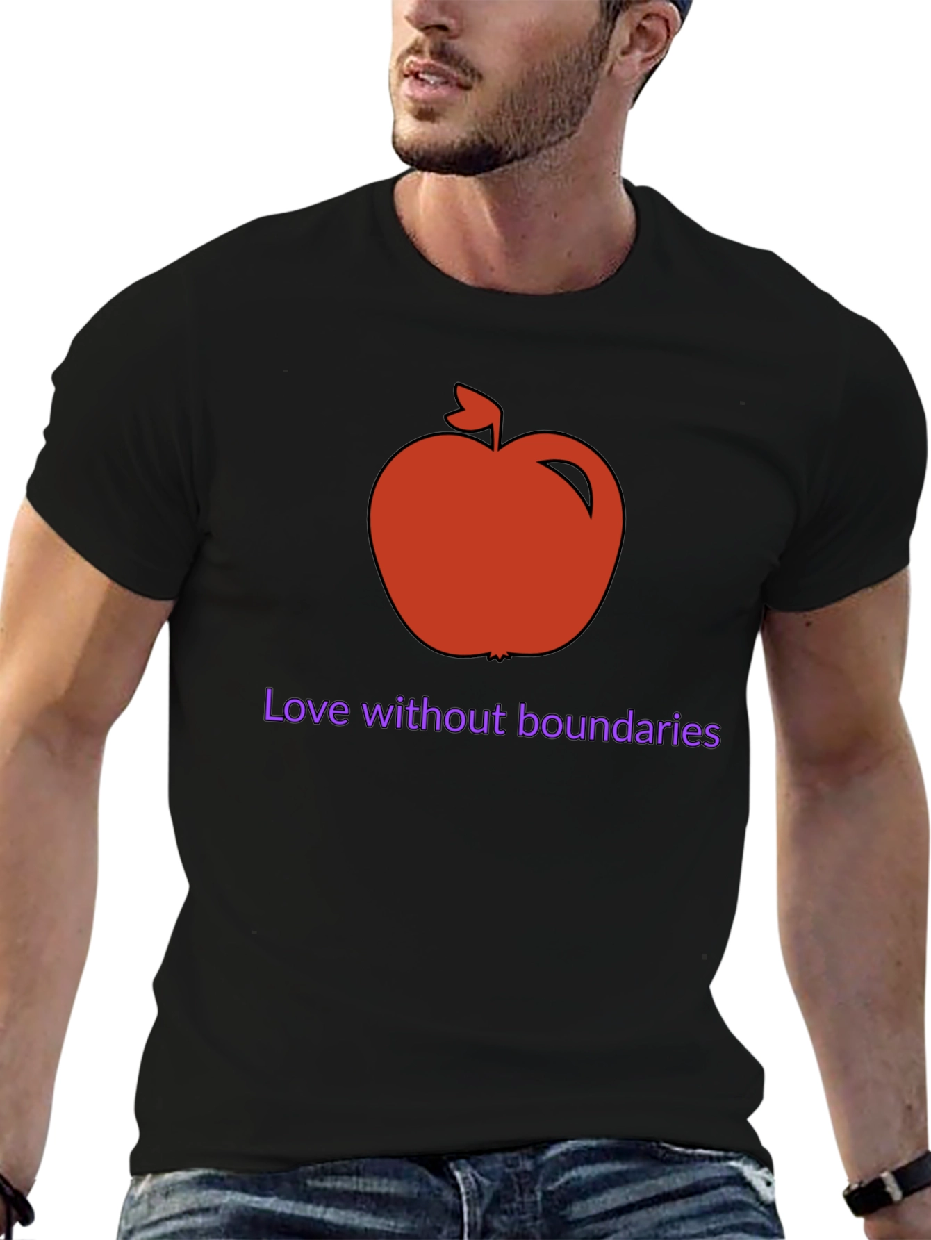 Apple Love Without Boundaries Graphic Tee