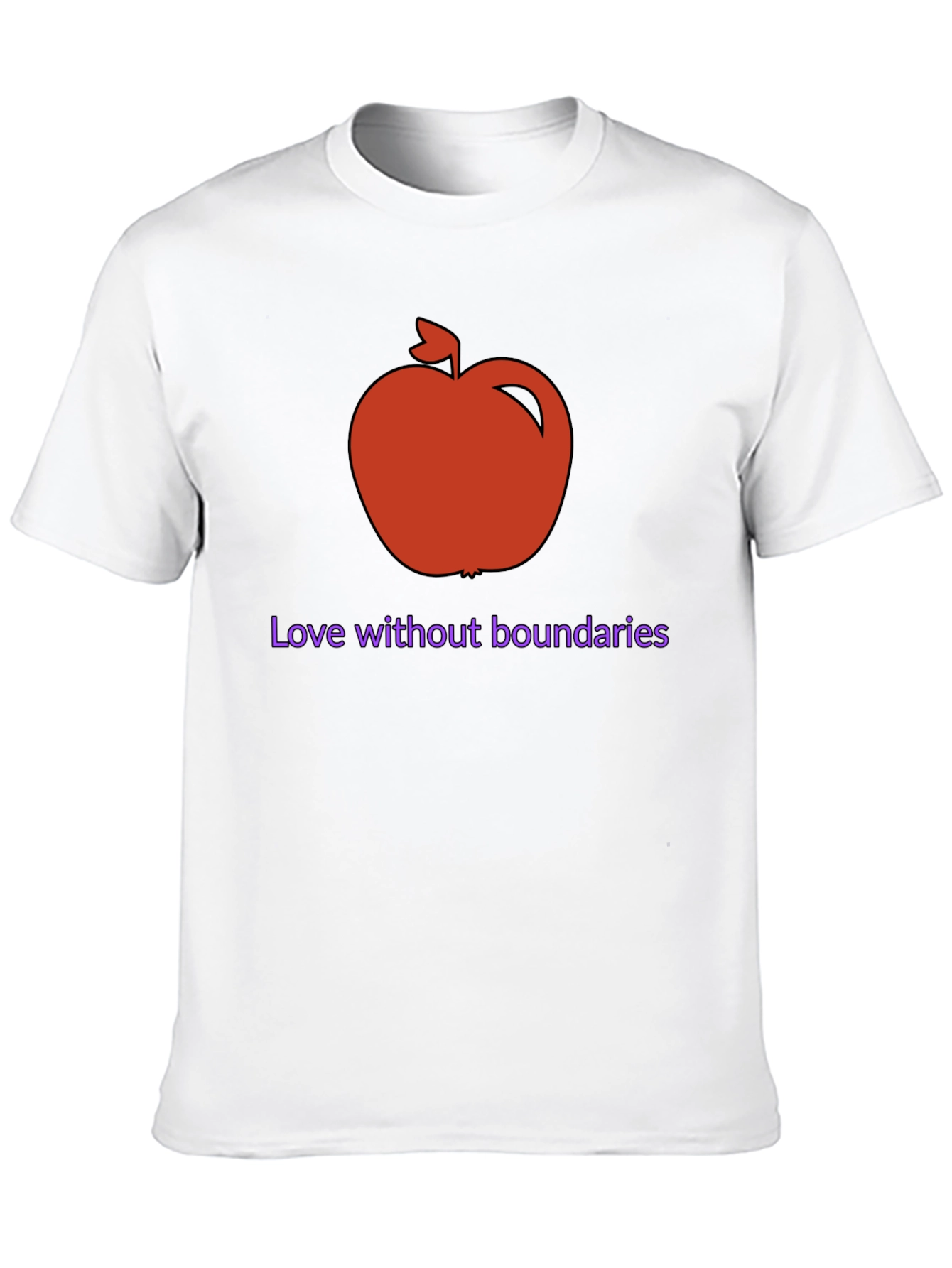Apple Love Without Boundaries Graphic Tee