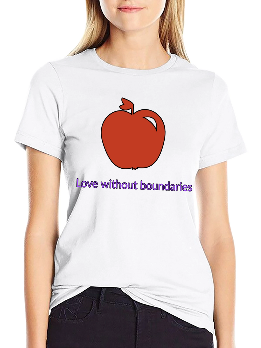 Apple Love Without Boundaries Graphic Tee