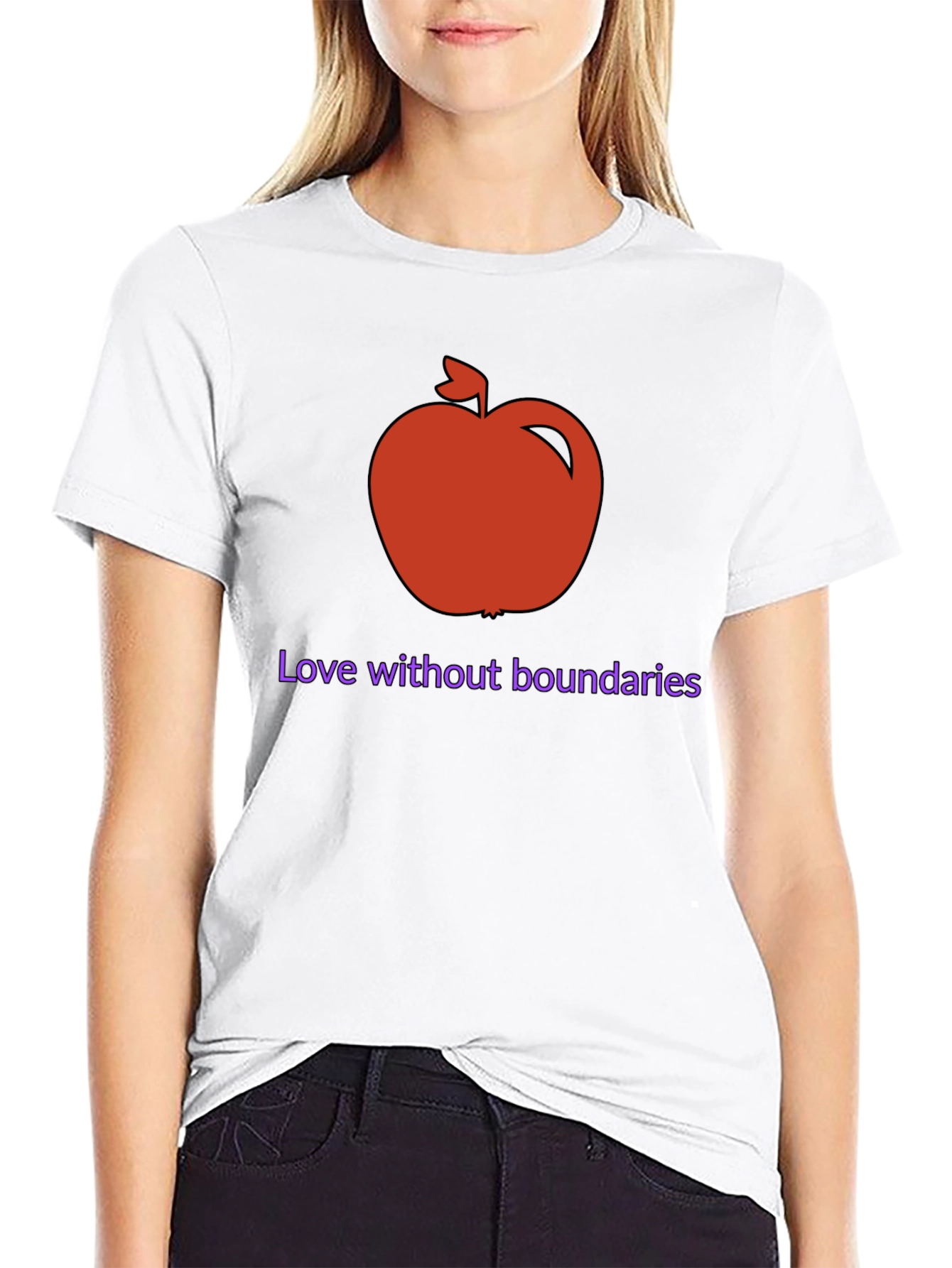 Apple Love Without Boundaries Graphic Tee