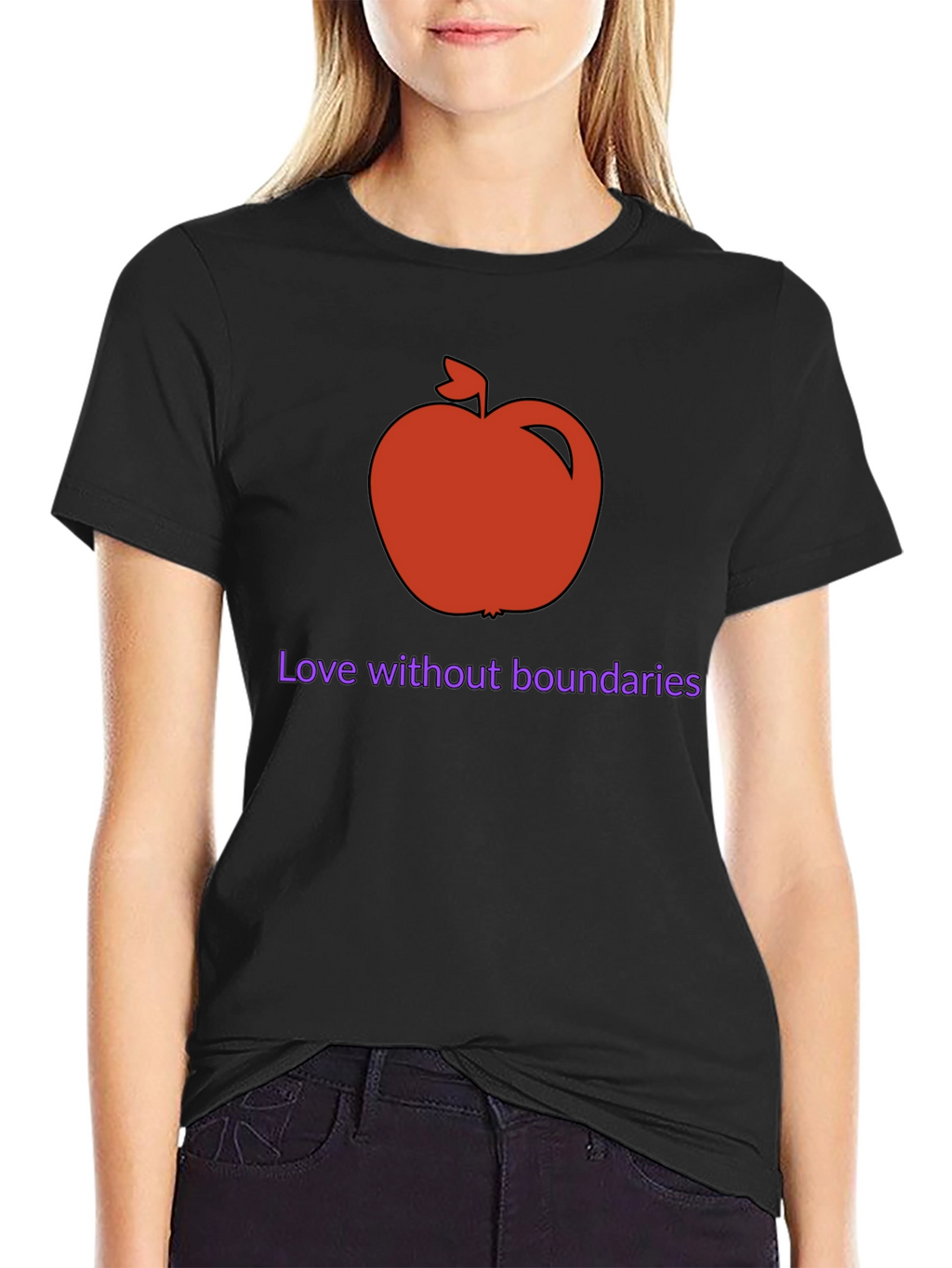 Apple Love Without Boundaries Graphic Tee